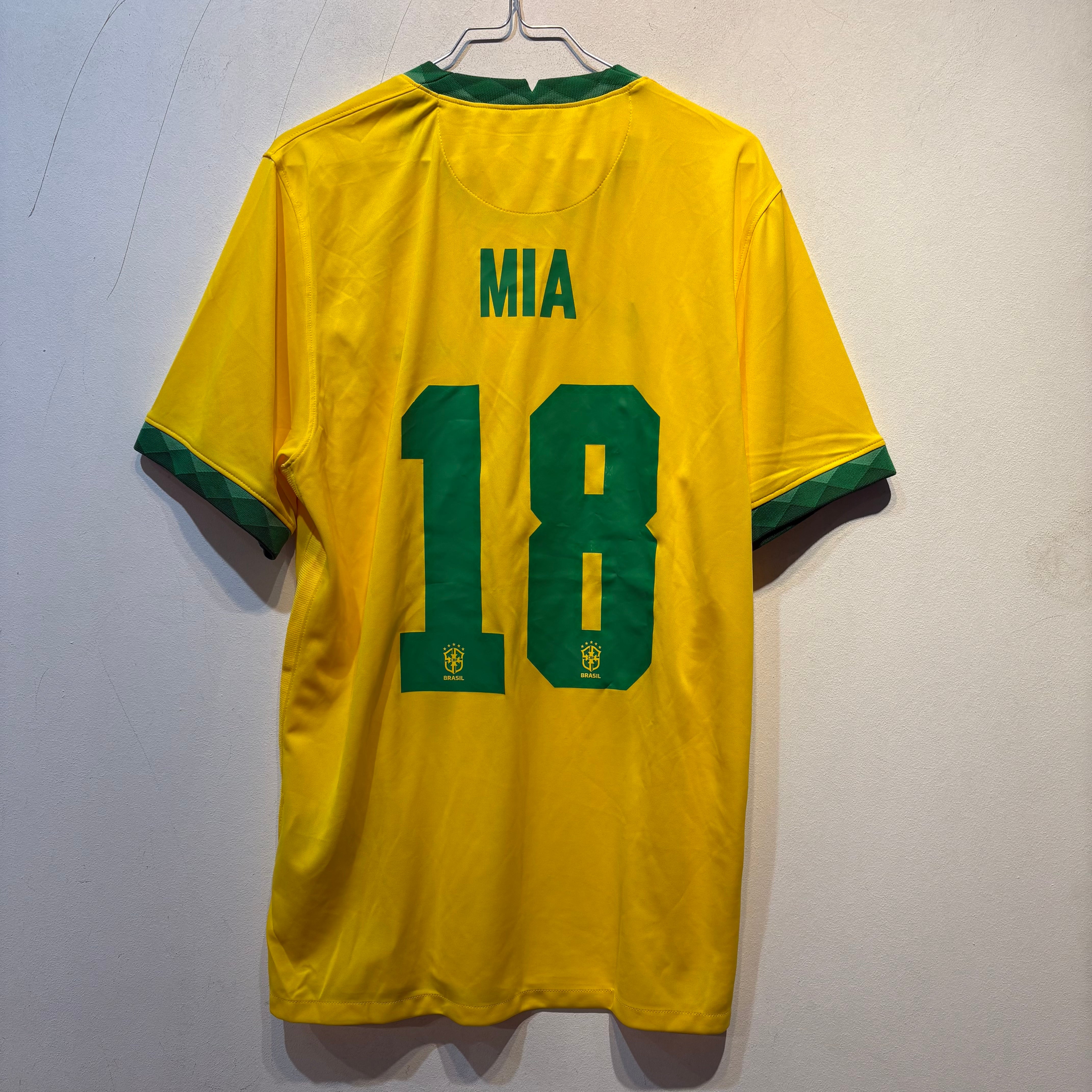 Brazil National Team “MIA” Home Vapor Match Shirt – 2019/2020 – Large