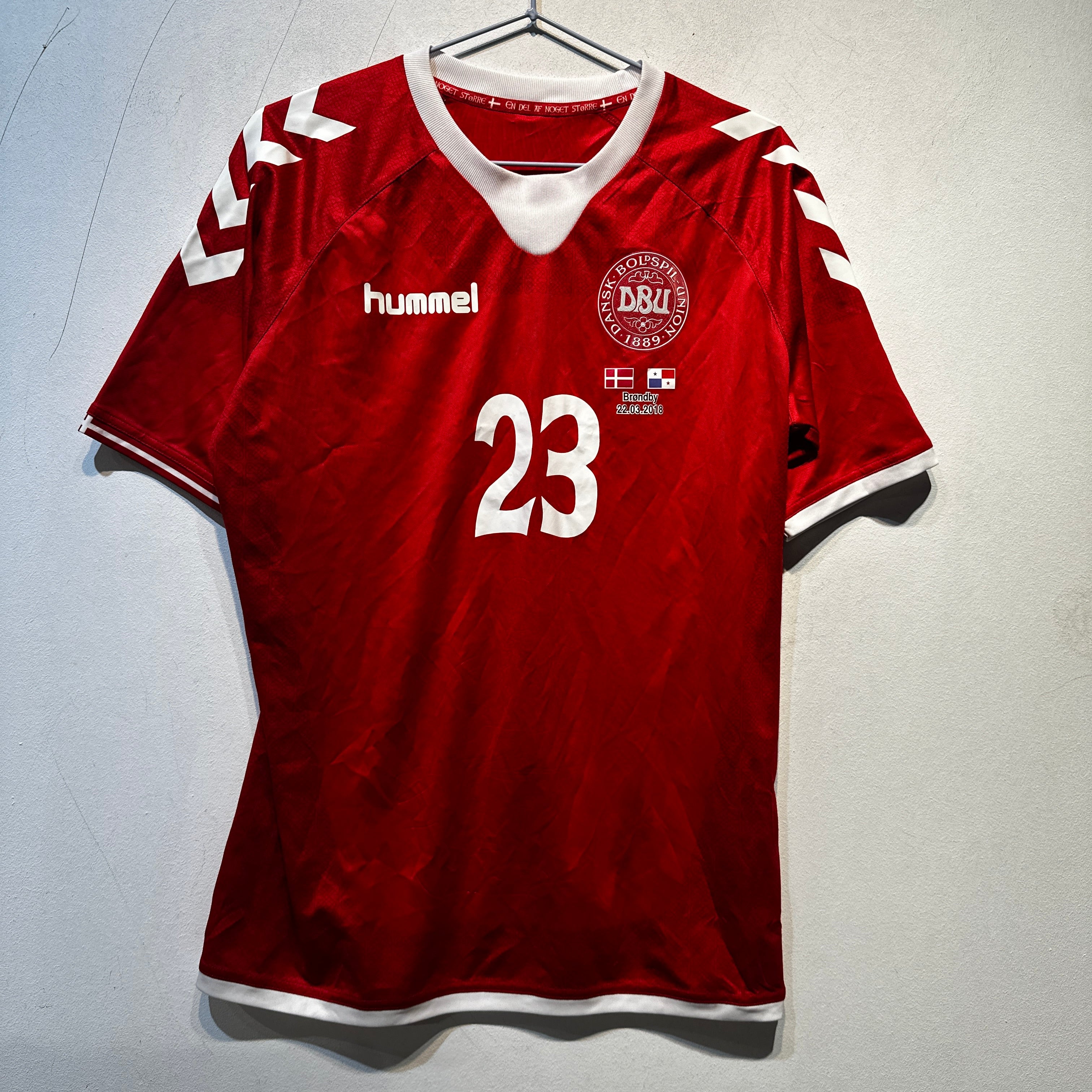 Denmark National Team Sisto #23 Home – 2017/2018 – Small