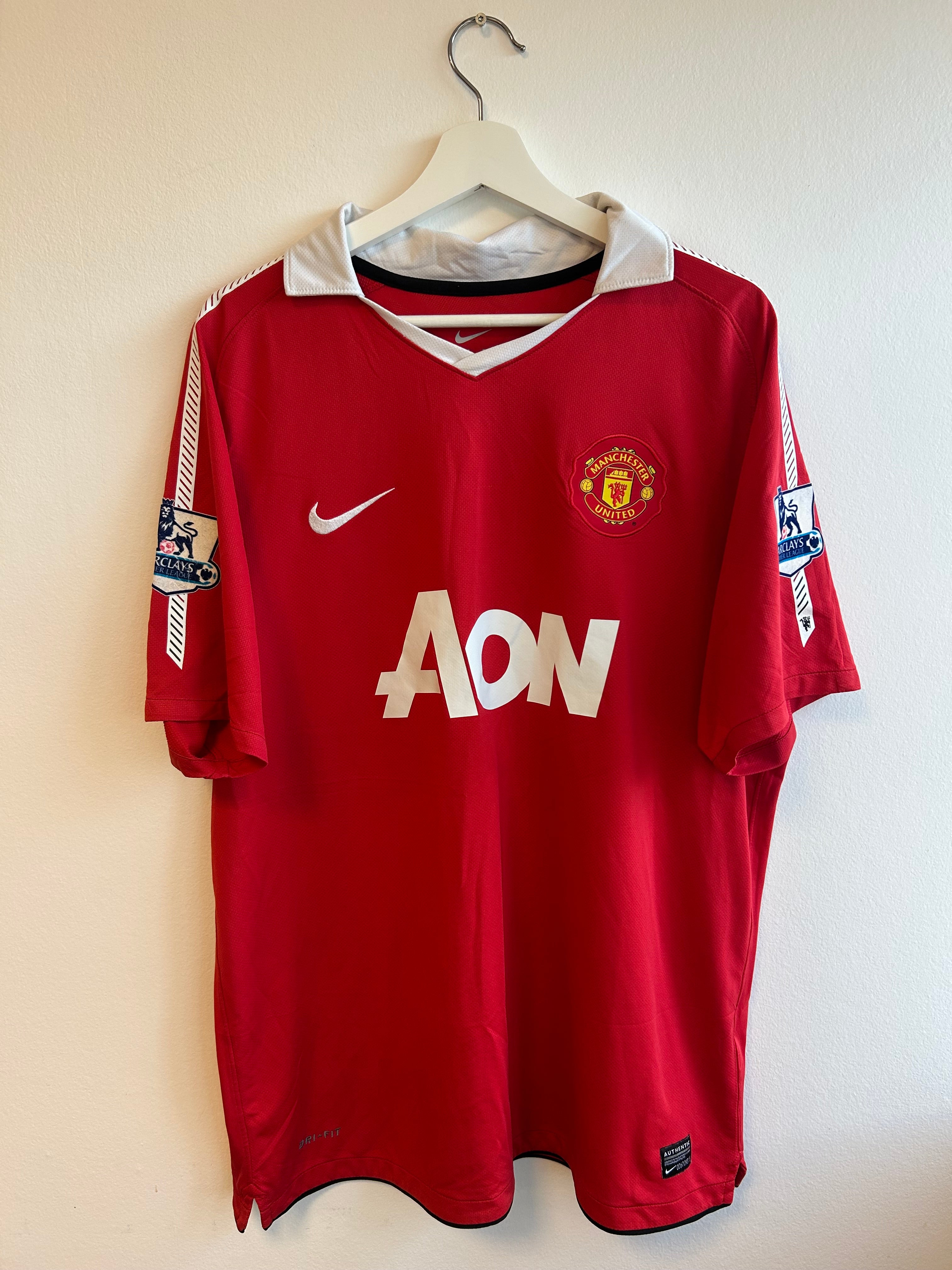Manchester United “Vidic” Home - 2010/2011 - XL