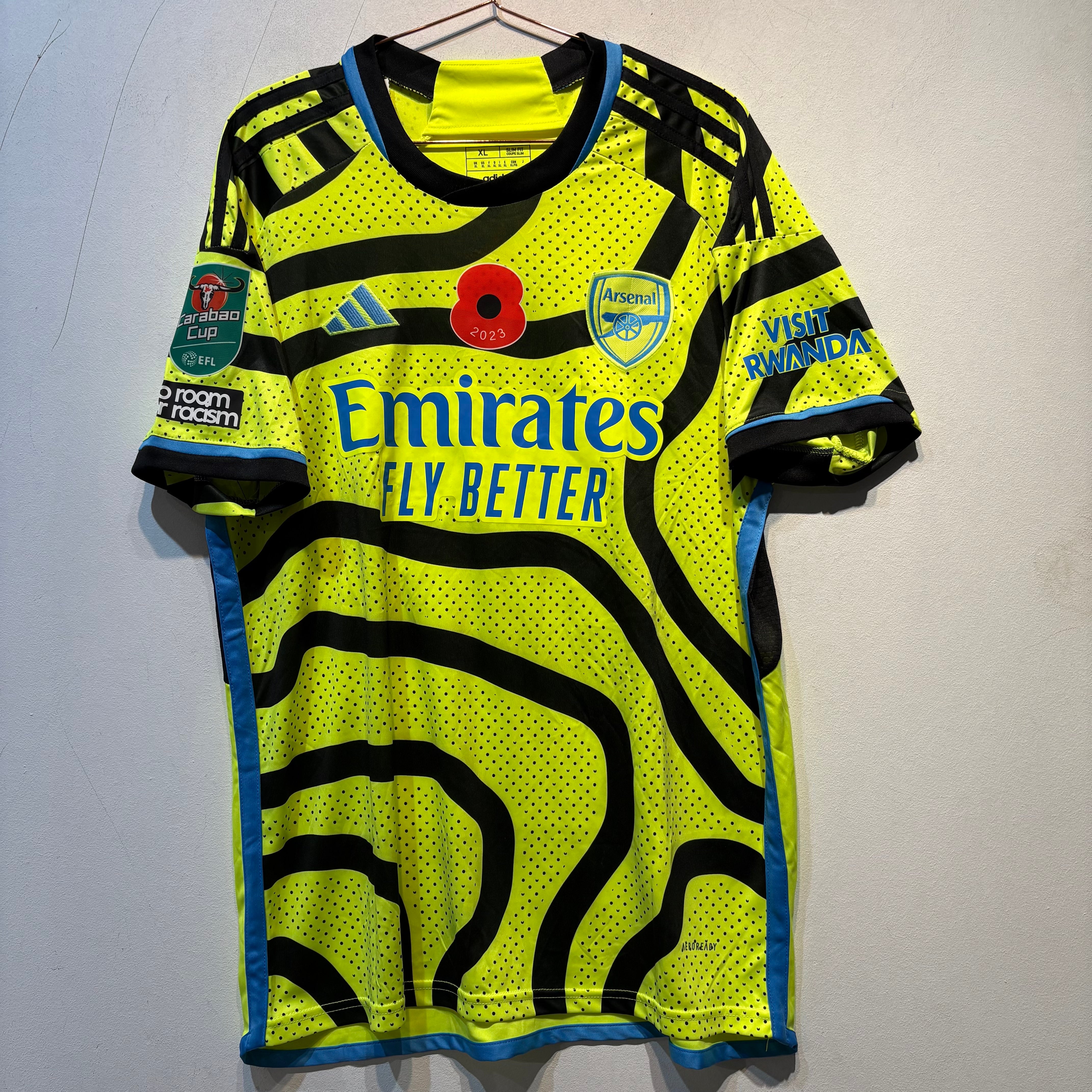 Arsenal “Obi-Martin” Third Shirt - 2022/2023 - XL - Carabao Cup