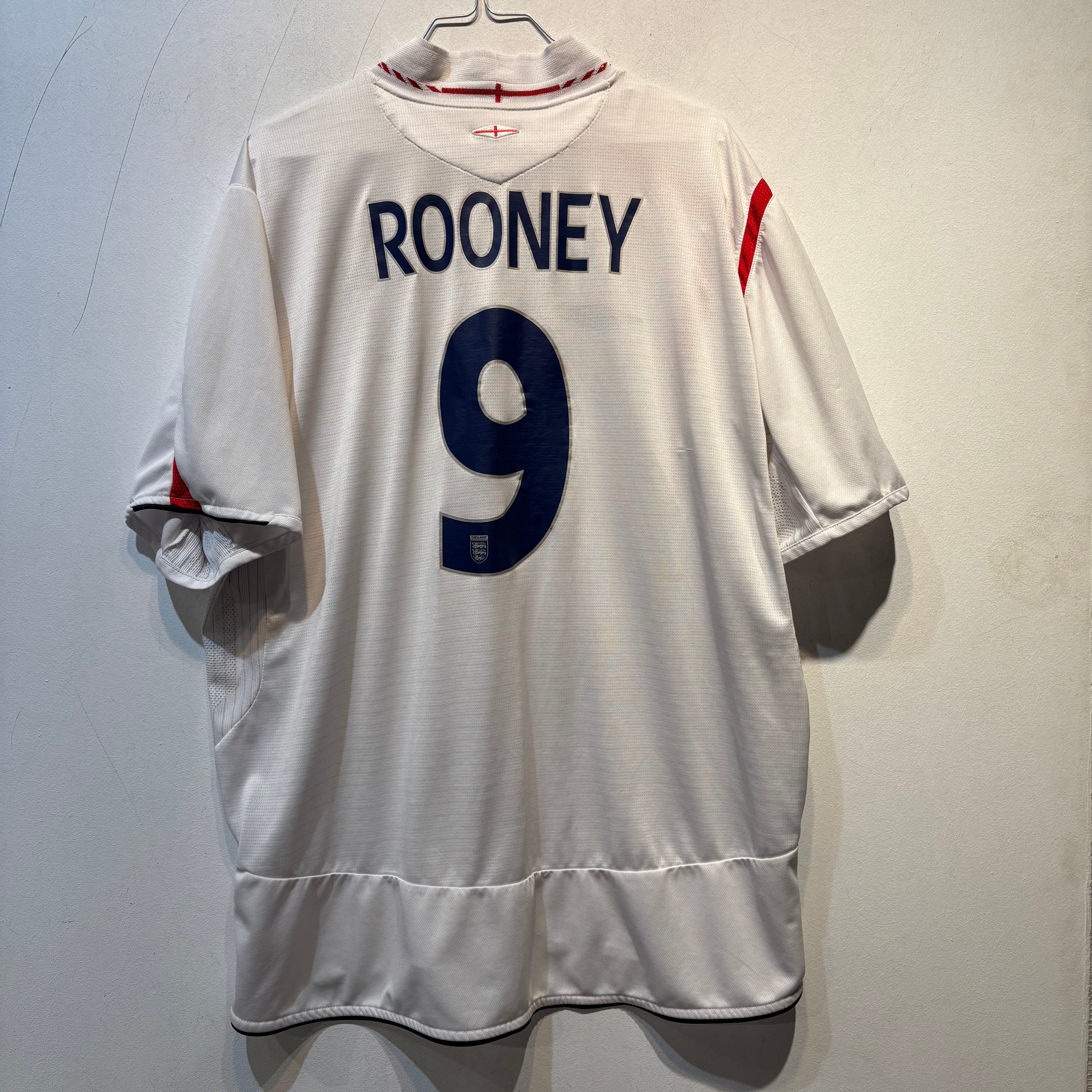 England “Rooney 9” Home Shirt – 2005/2007 – FIFA World Cup 2006 – XXL