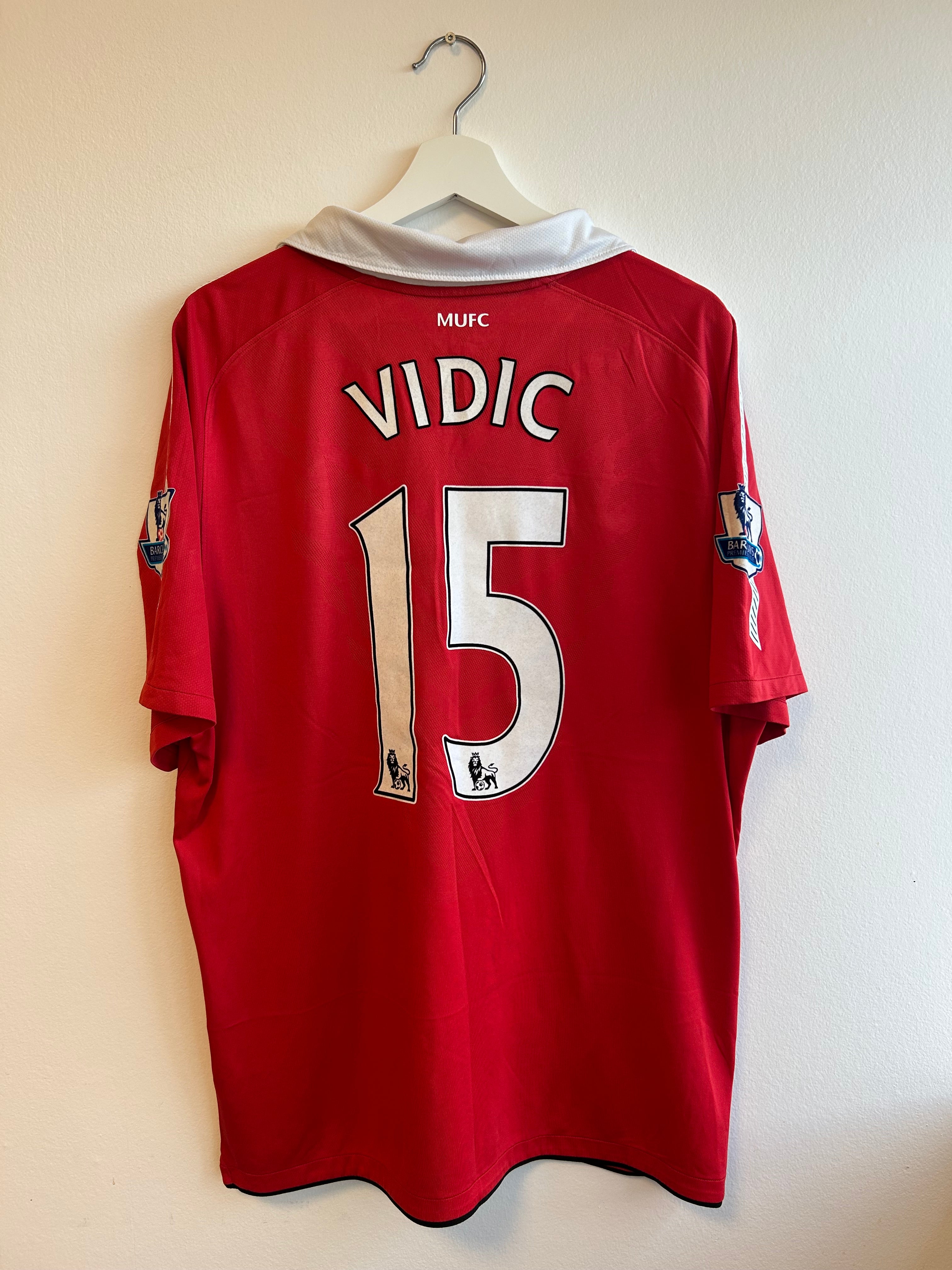 Manchester United “Vidic” Home - 2010/2011 - XL