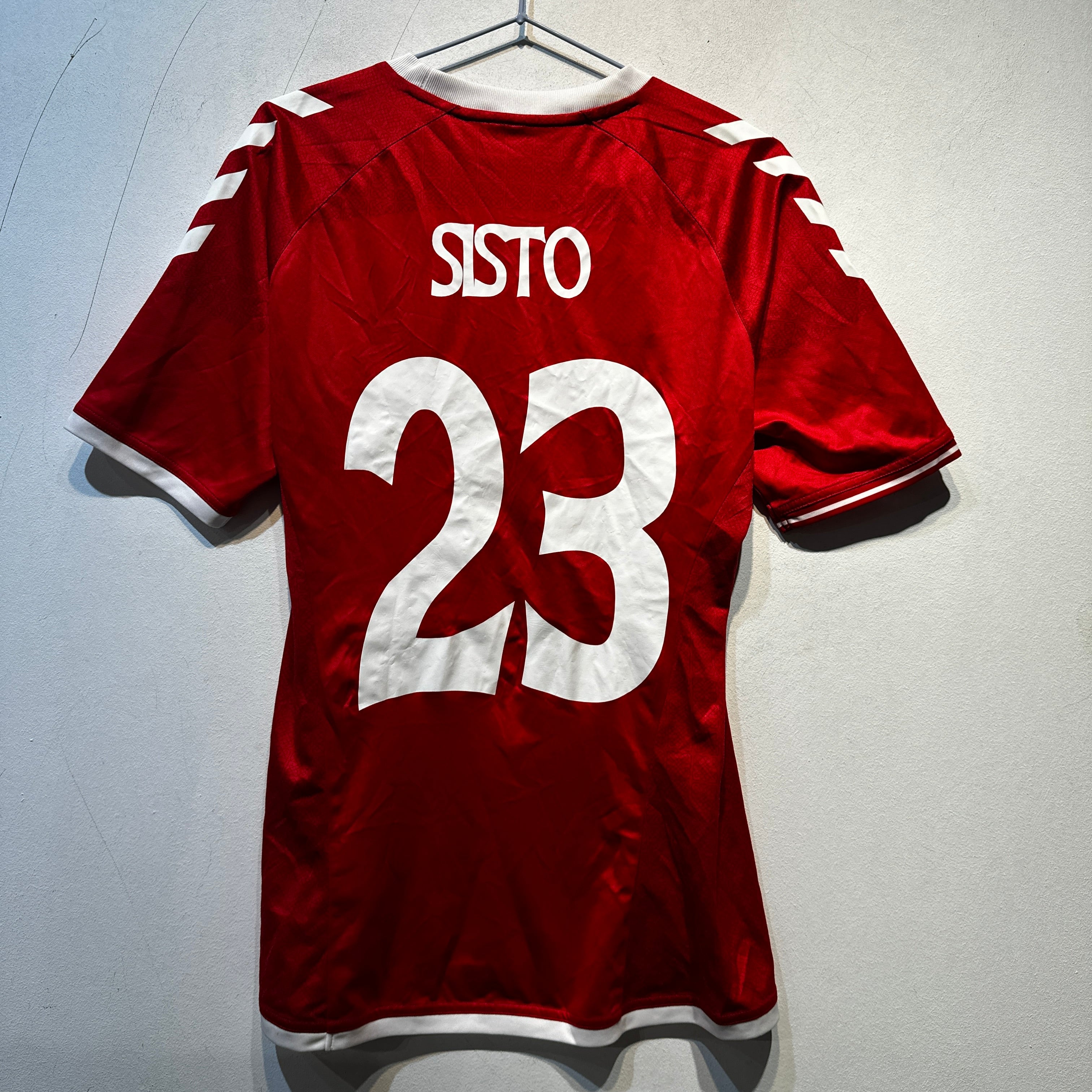 Denmark National Team Sisto #23 Home – 2017/2018 – Small