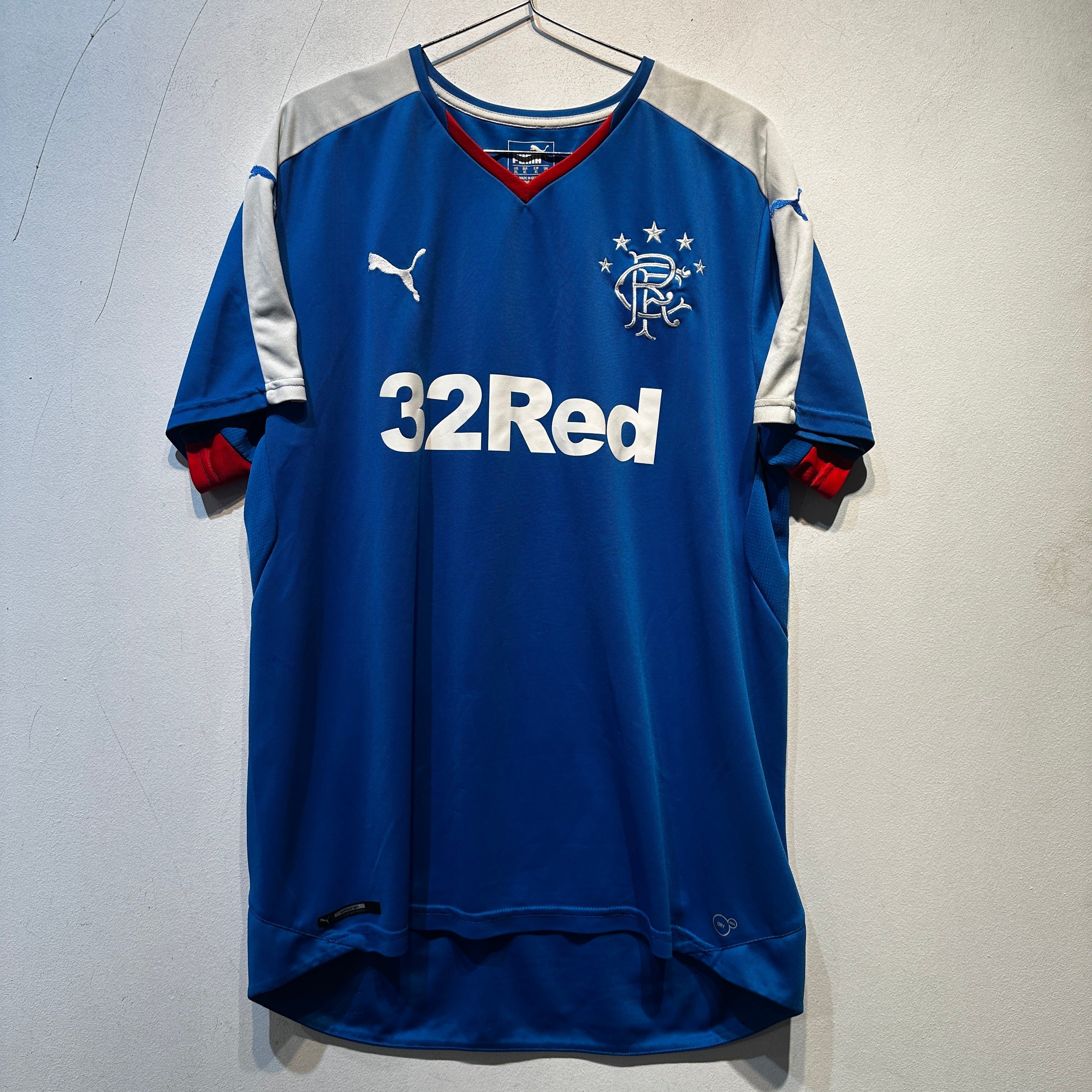 Rangers FC Home Shirt - 2016/2017 - XL
