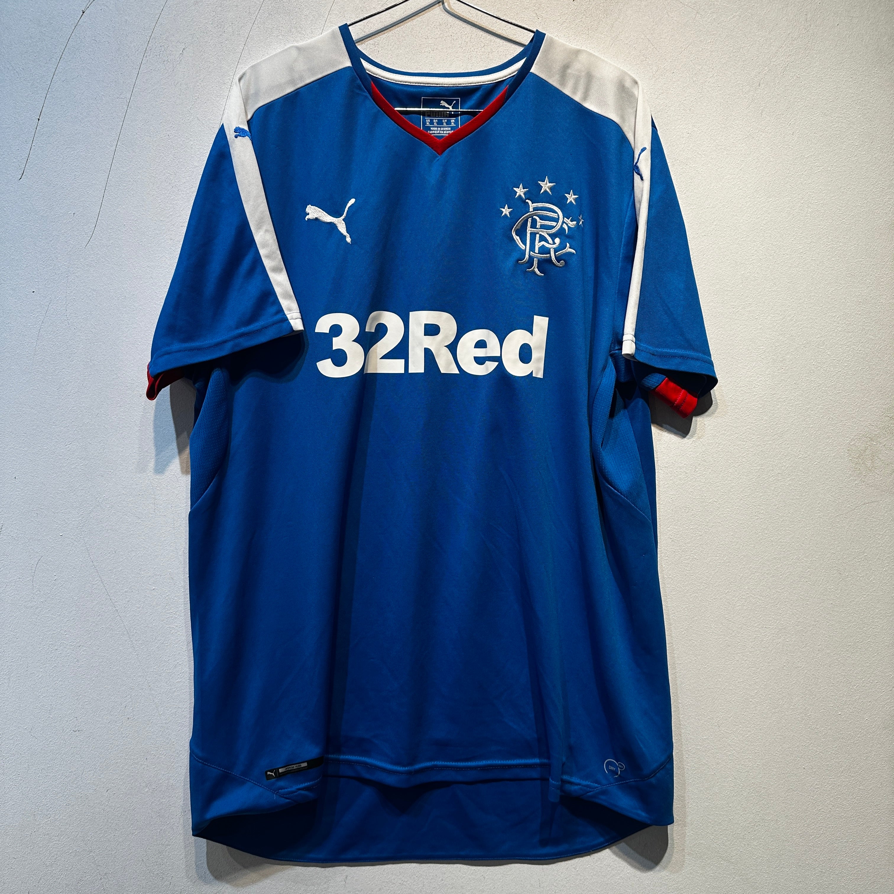 Rangers FC Home Shirt - 2017/2018 - XL