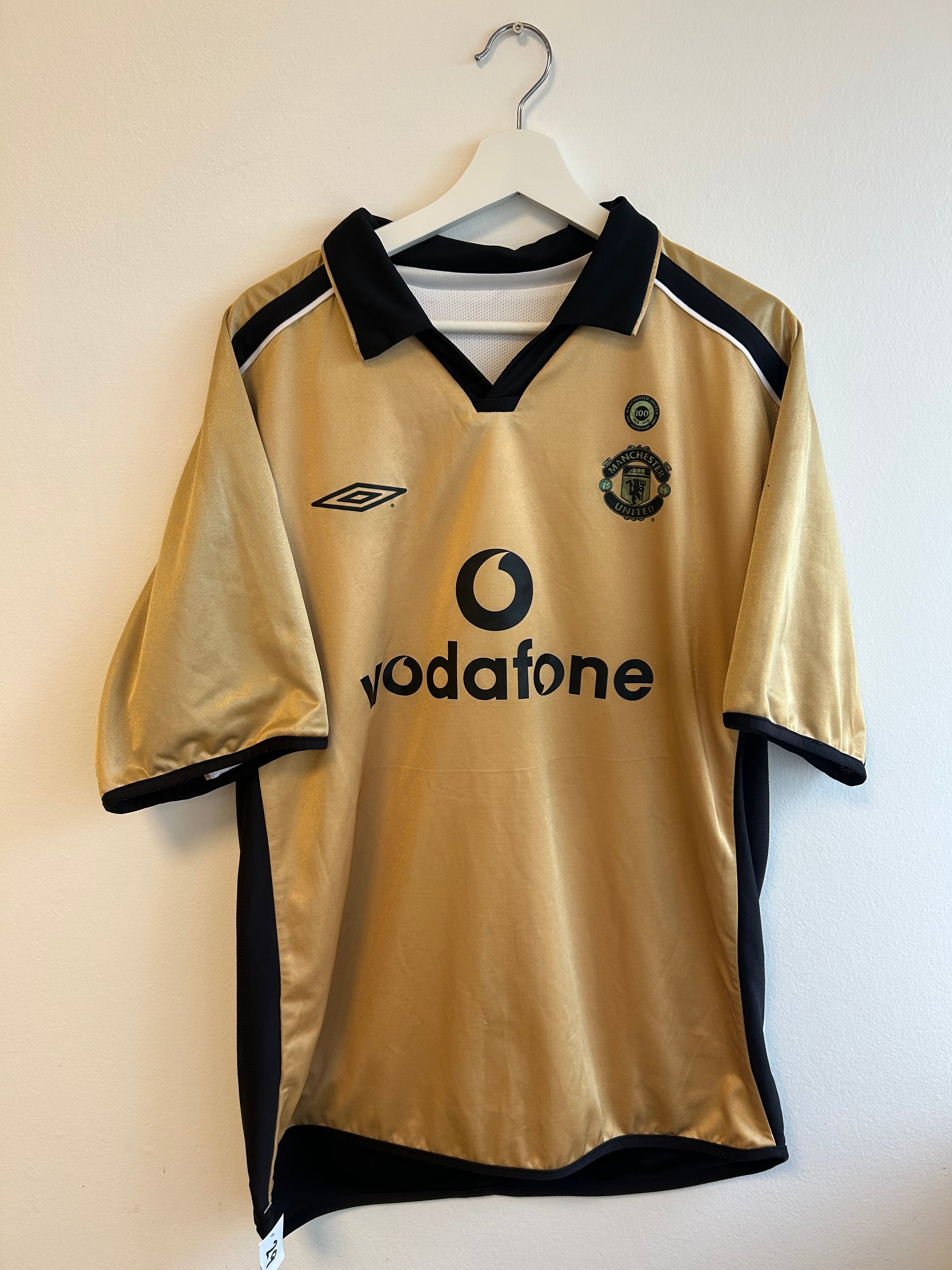 Manchester United Home, Centenary - 2001/2002 - XL