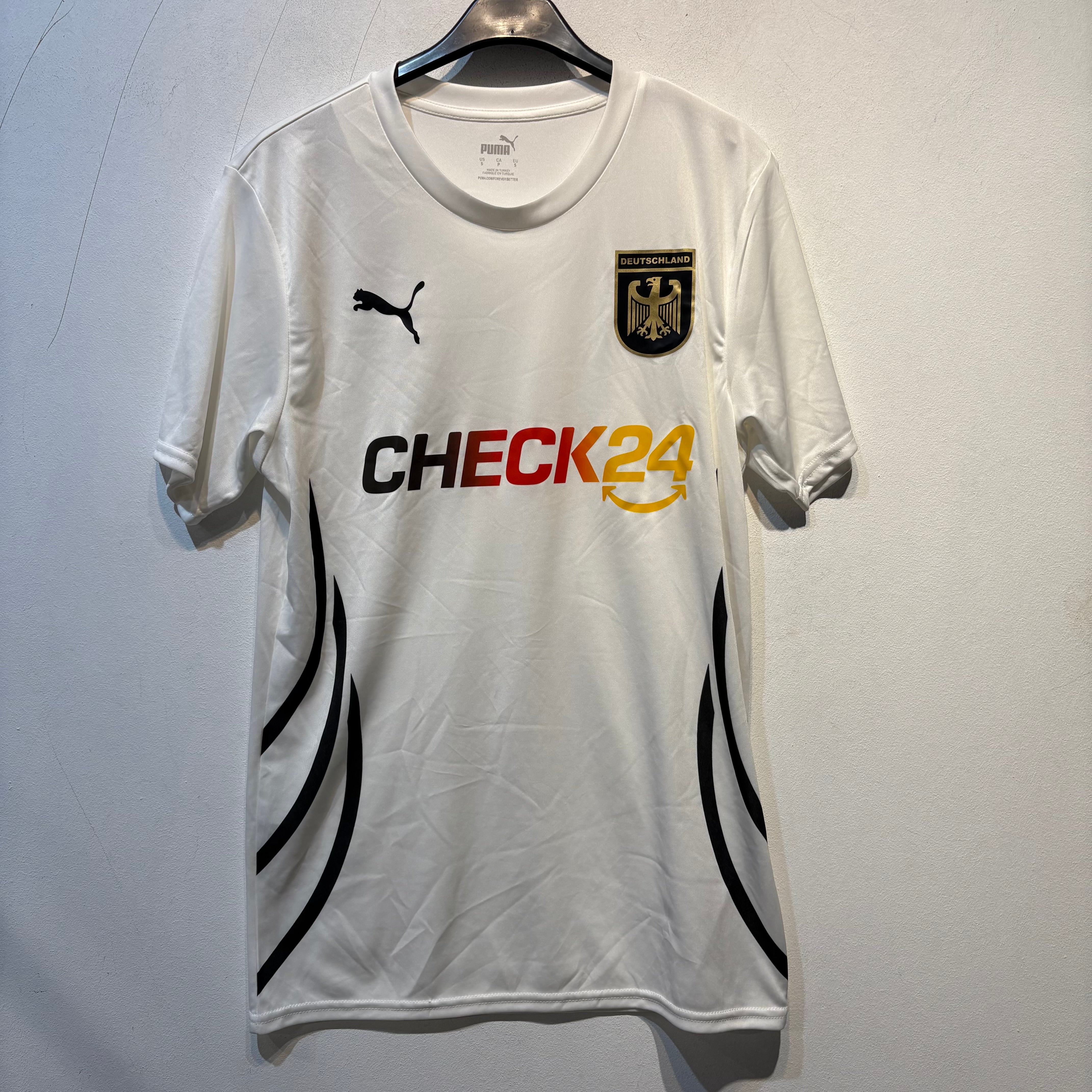 Germany National Team Training Shirt – 2024 – White – Adult Small