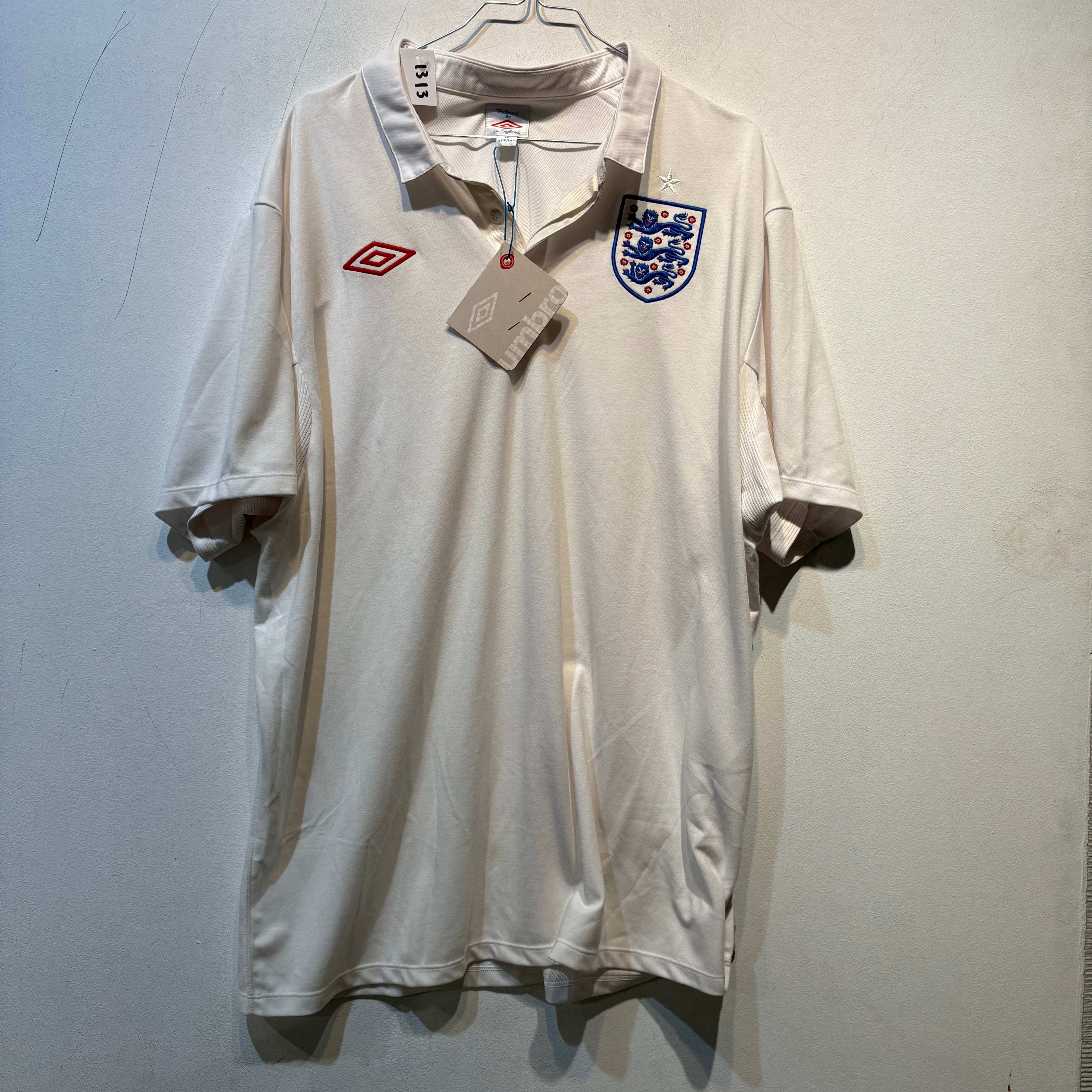 England Home Shirt – 2009/2010 – Size 48 (Large)