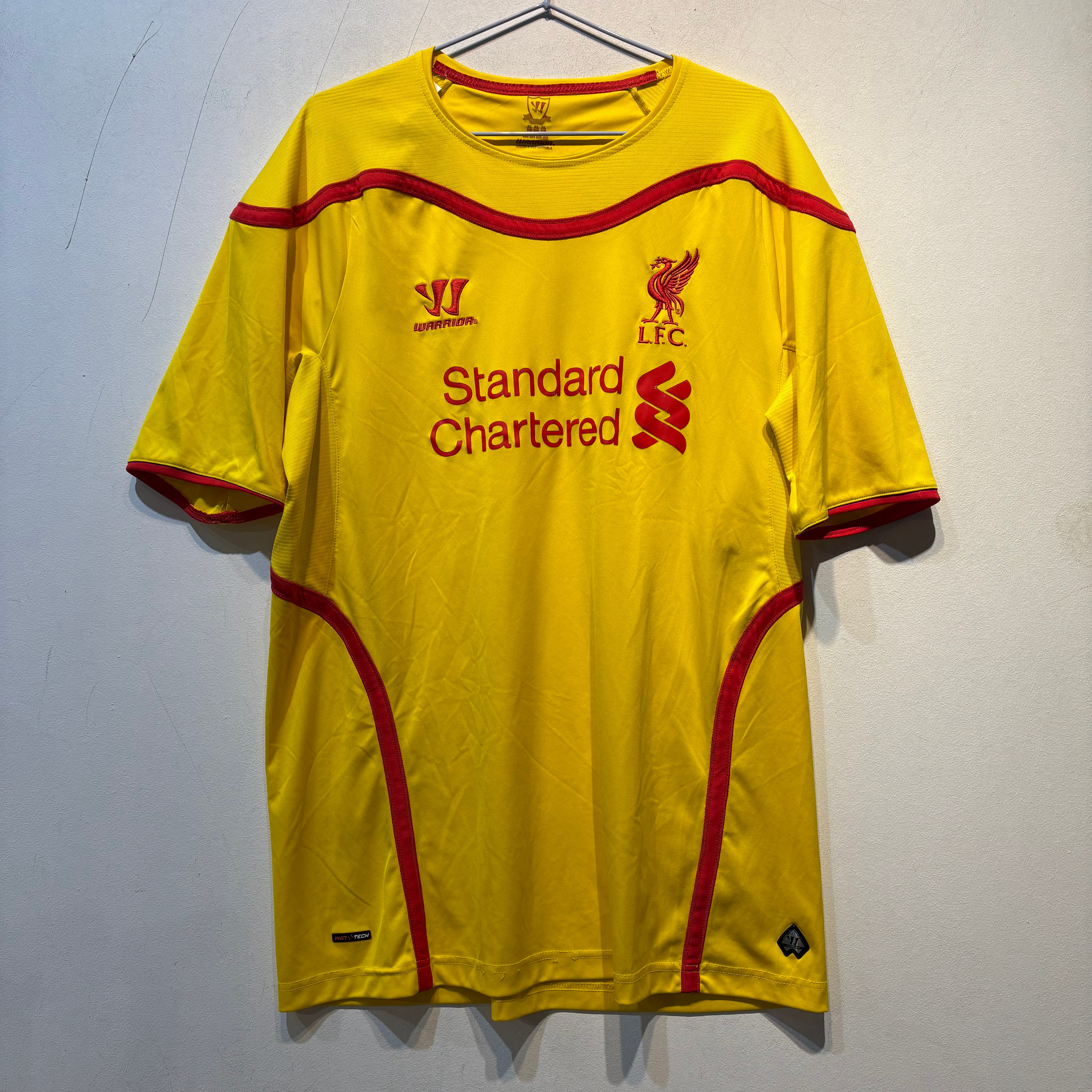 Liverpool FC Away Shirt - Yellow Warrior - 2014/2015 - XL