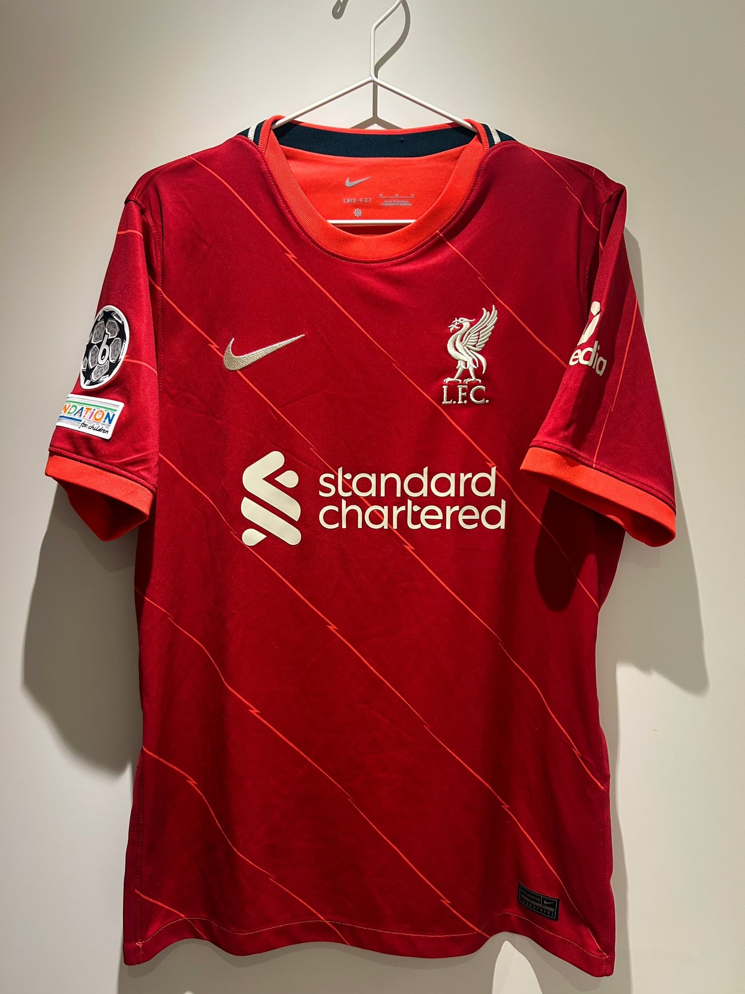 Liverpool “Diogo J.” Home - 2021/2022 - Medium