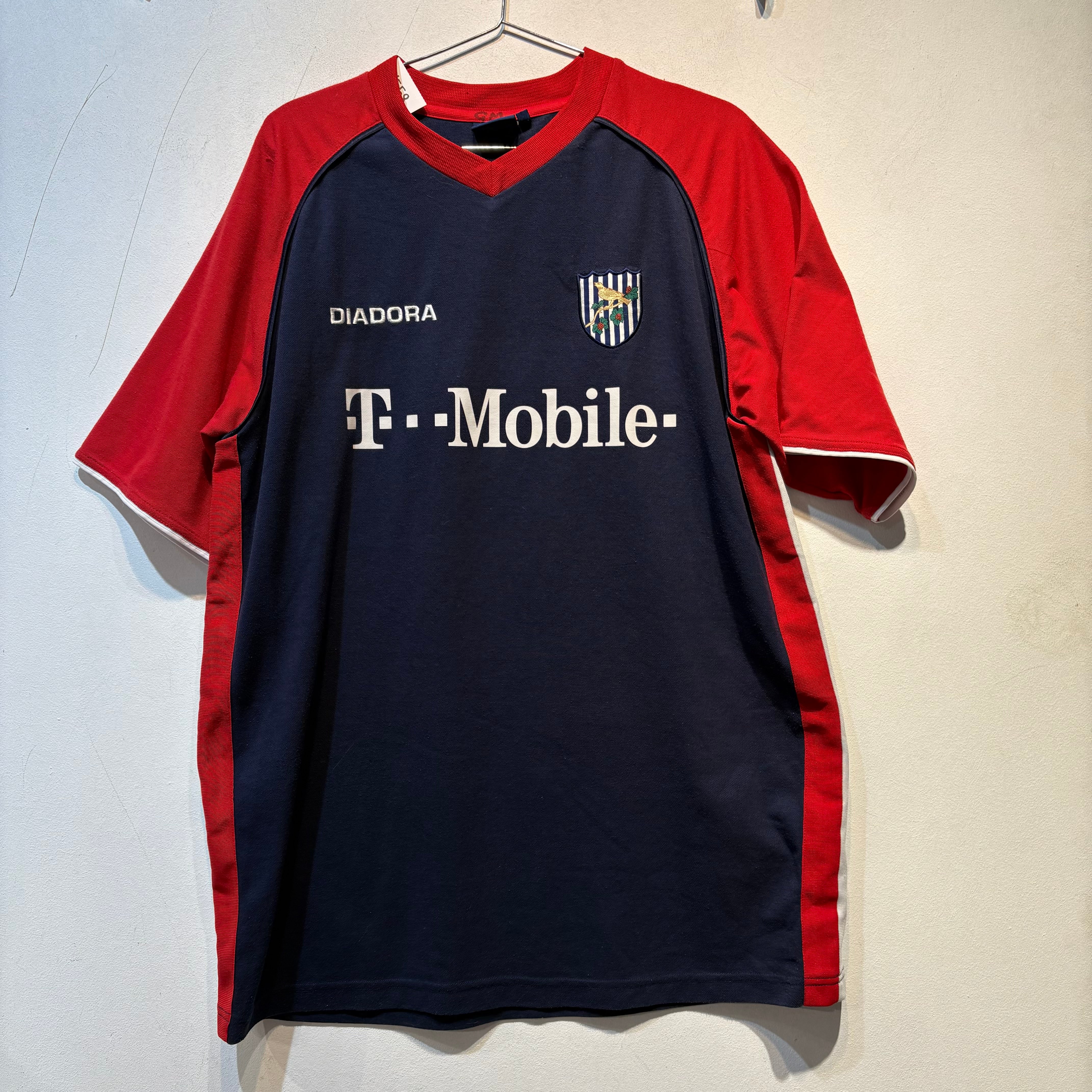 West Bromwich Albion Home Shirt – 2002/2003 – Diadora – T-Mobile – Large