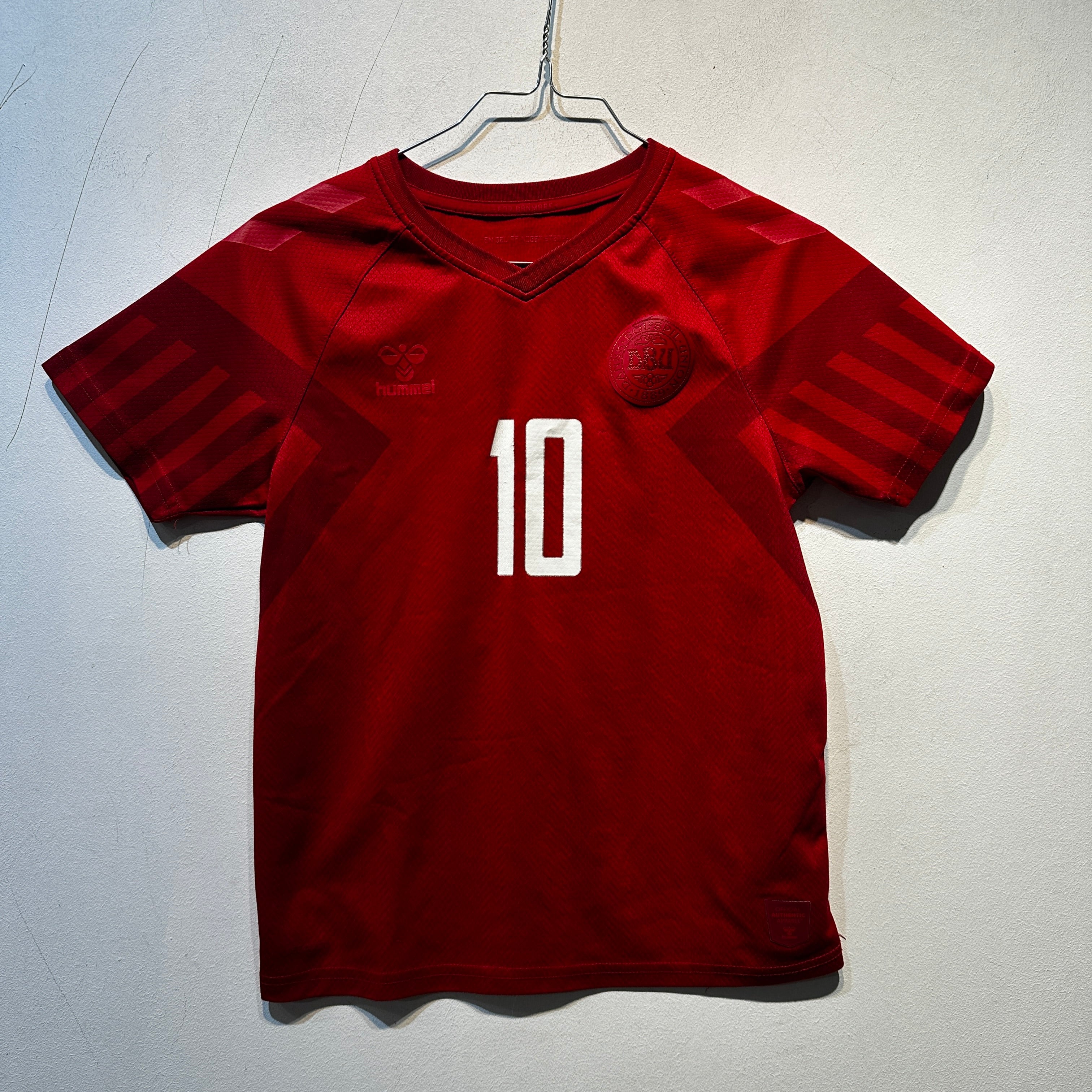 Denmark National Team Eriksen #10 Home Shirt 2023 – Kids 152