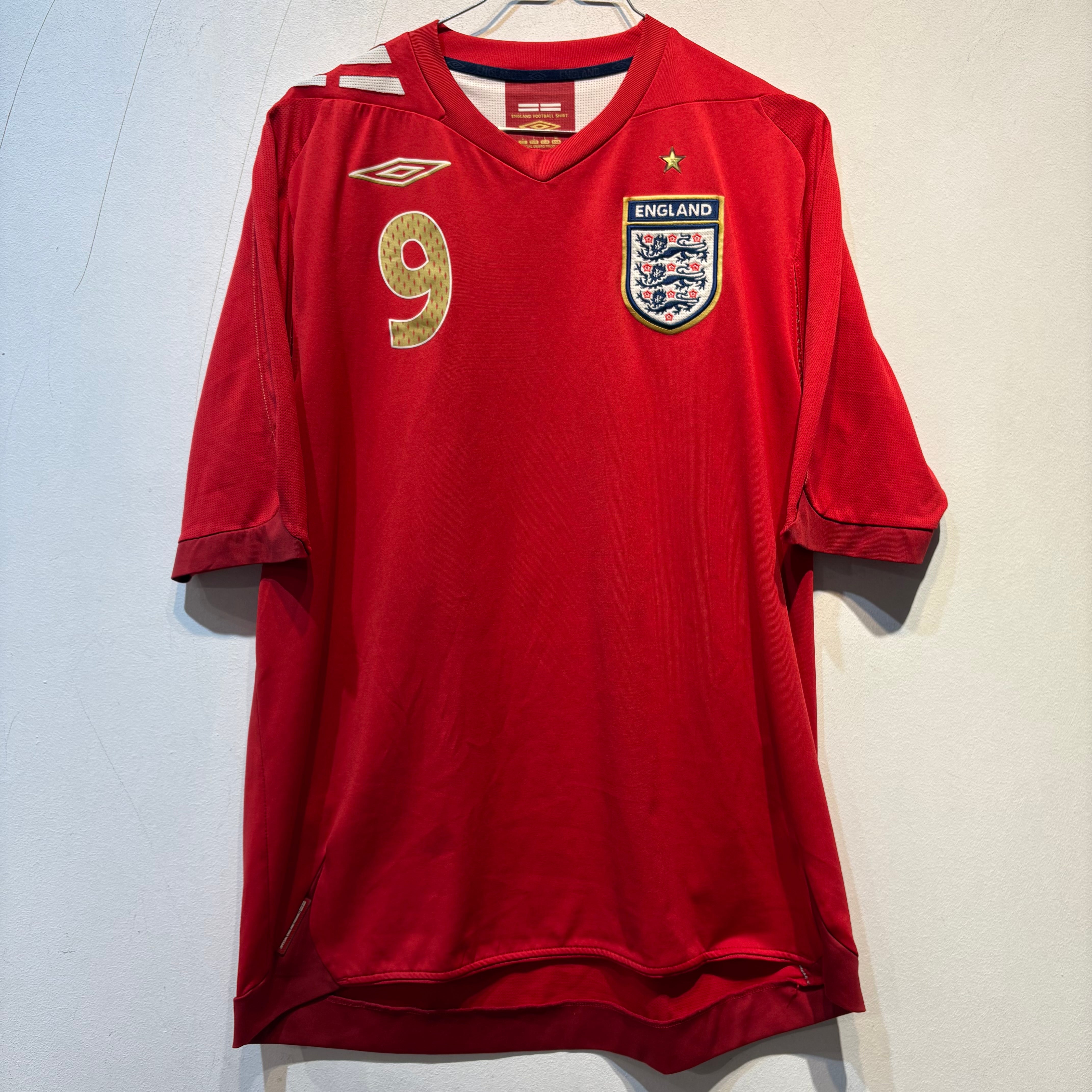 England “Rooney 9” Away Shirt – Umbro – 2008/2010 – Large