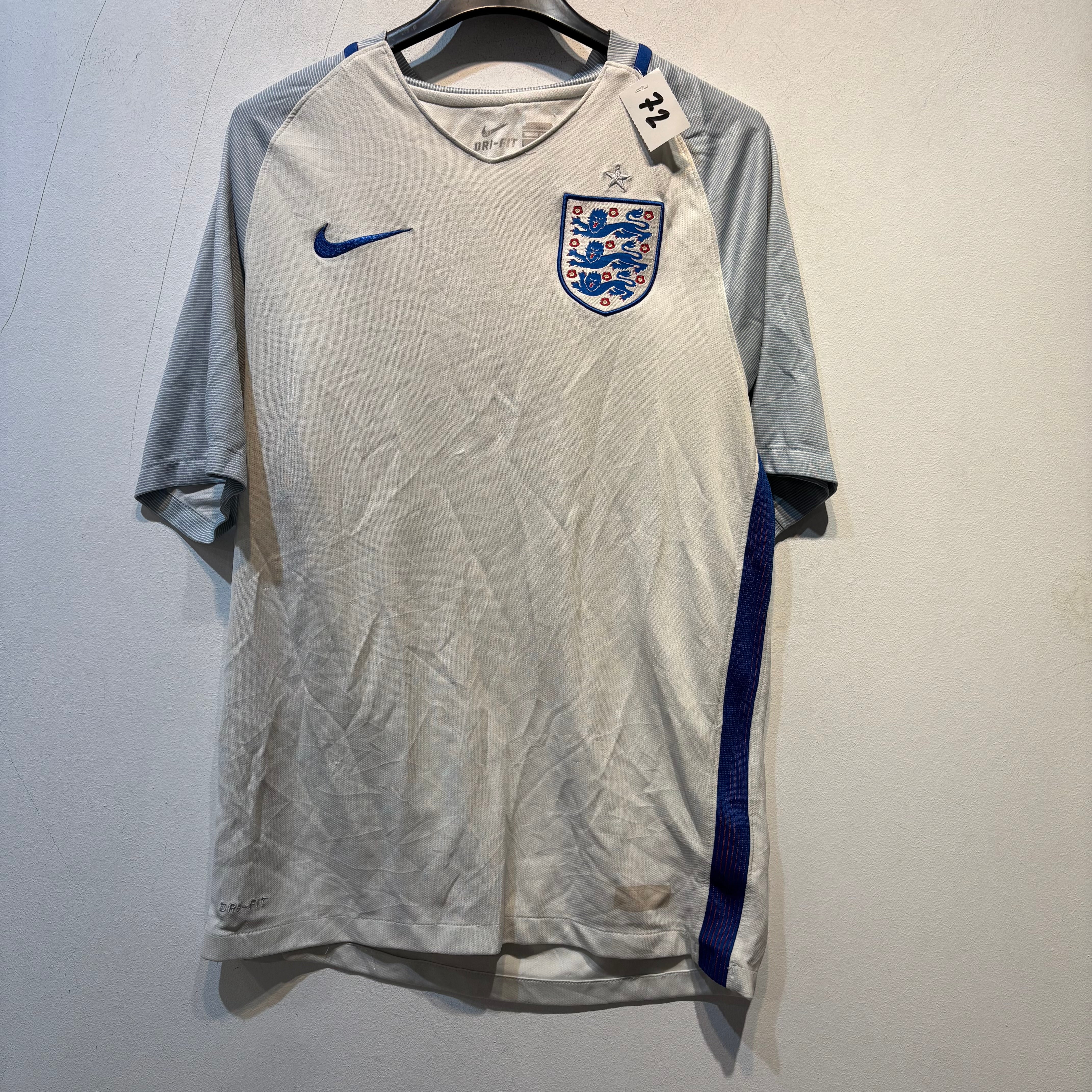 England Home Shirt – 2016/2017 – Size Small