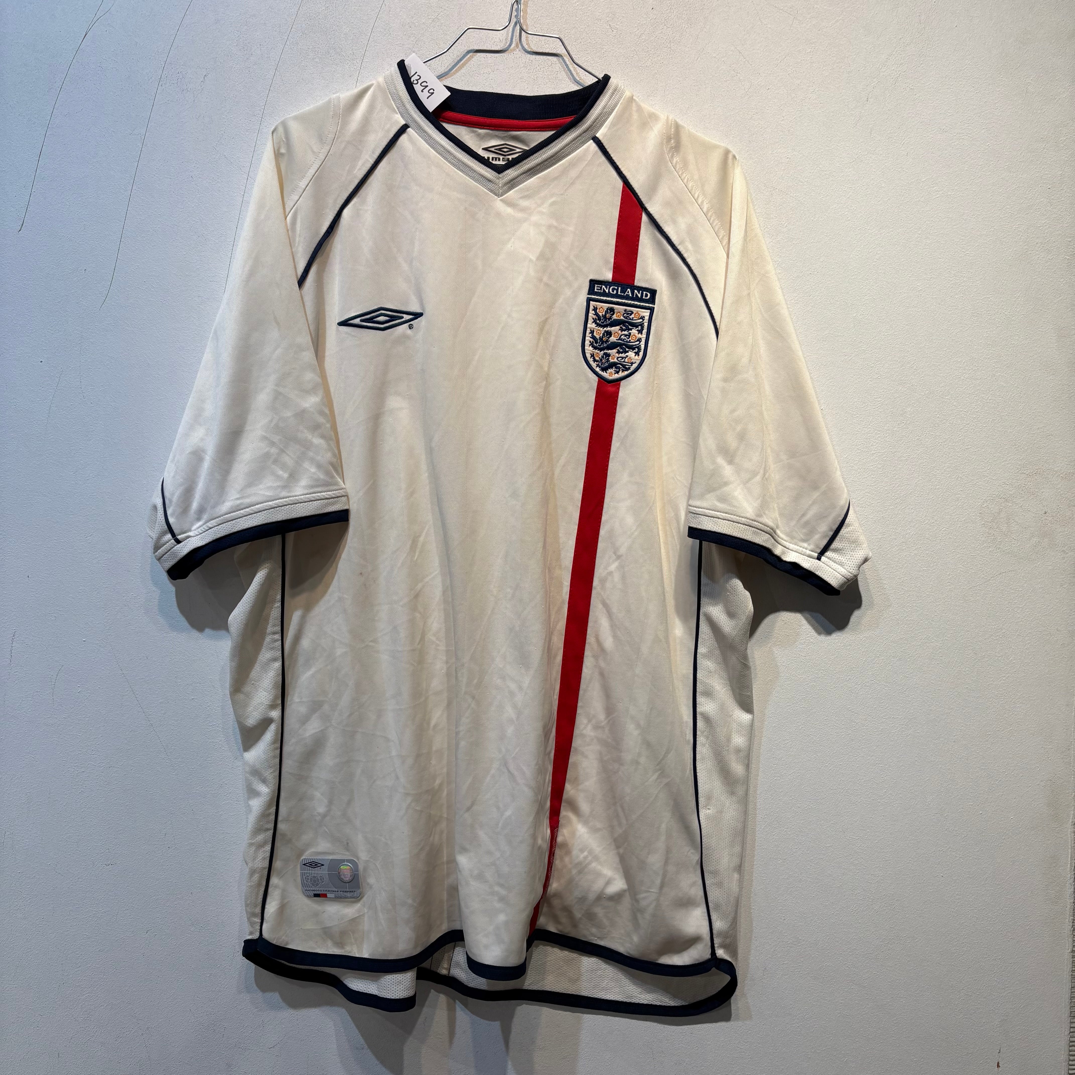 England Home Shirt – 2003/2005 – Euro 2004 – Umbro – XL