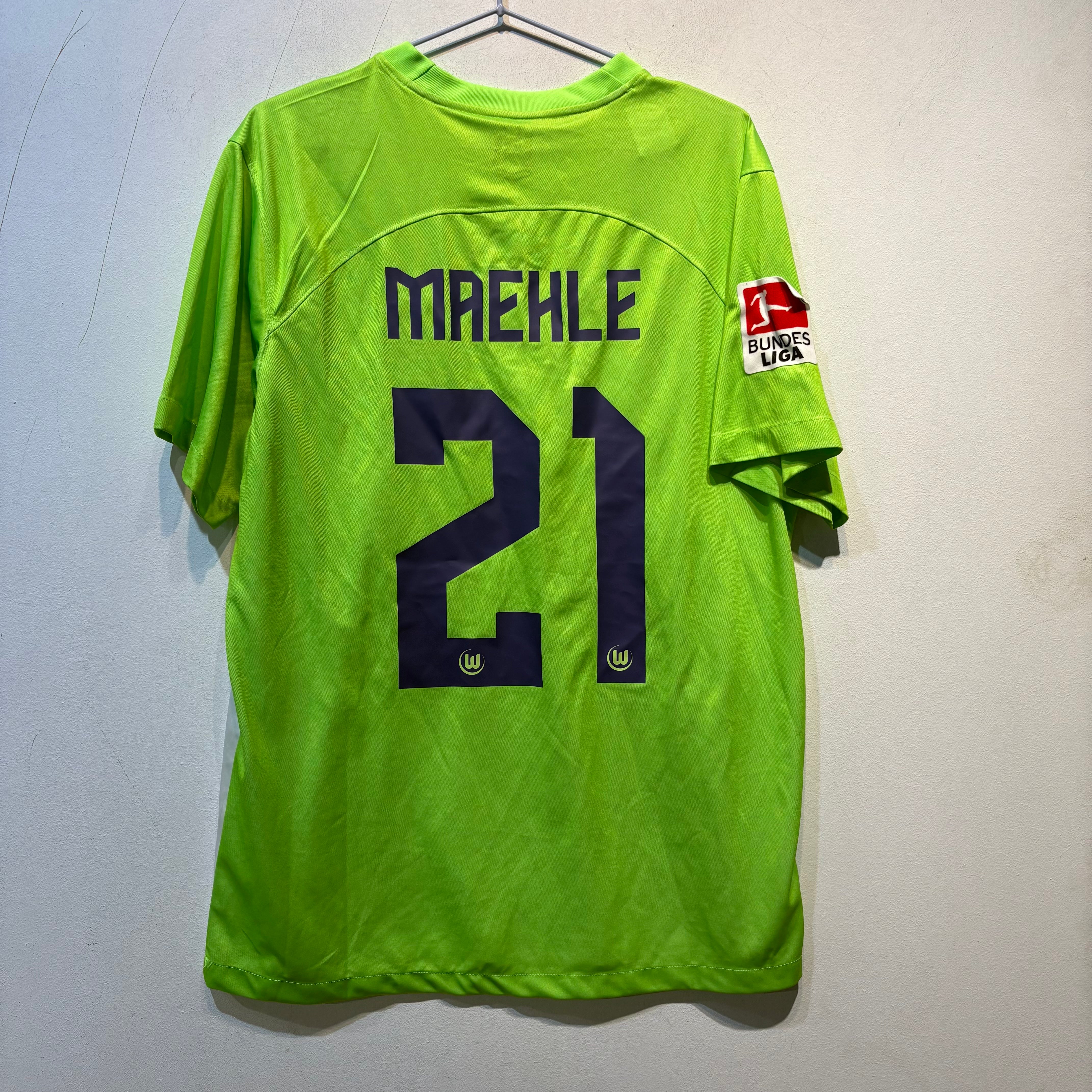 VfL Wolfsburg “Maehle 21” Goalkeeper Home Shirt – 2018/2019 – XL