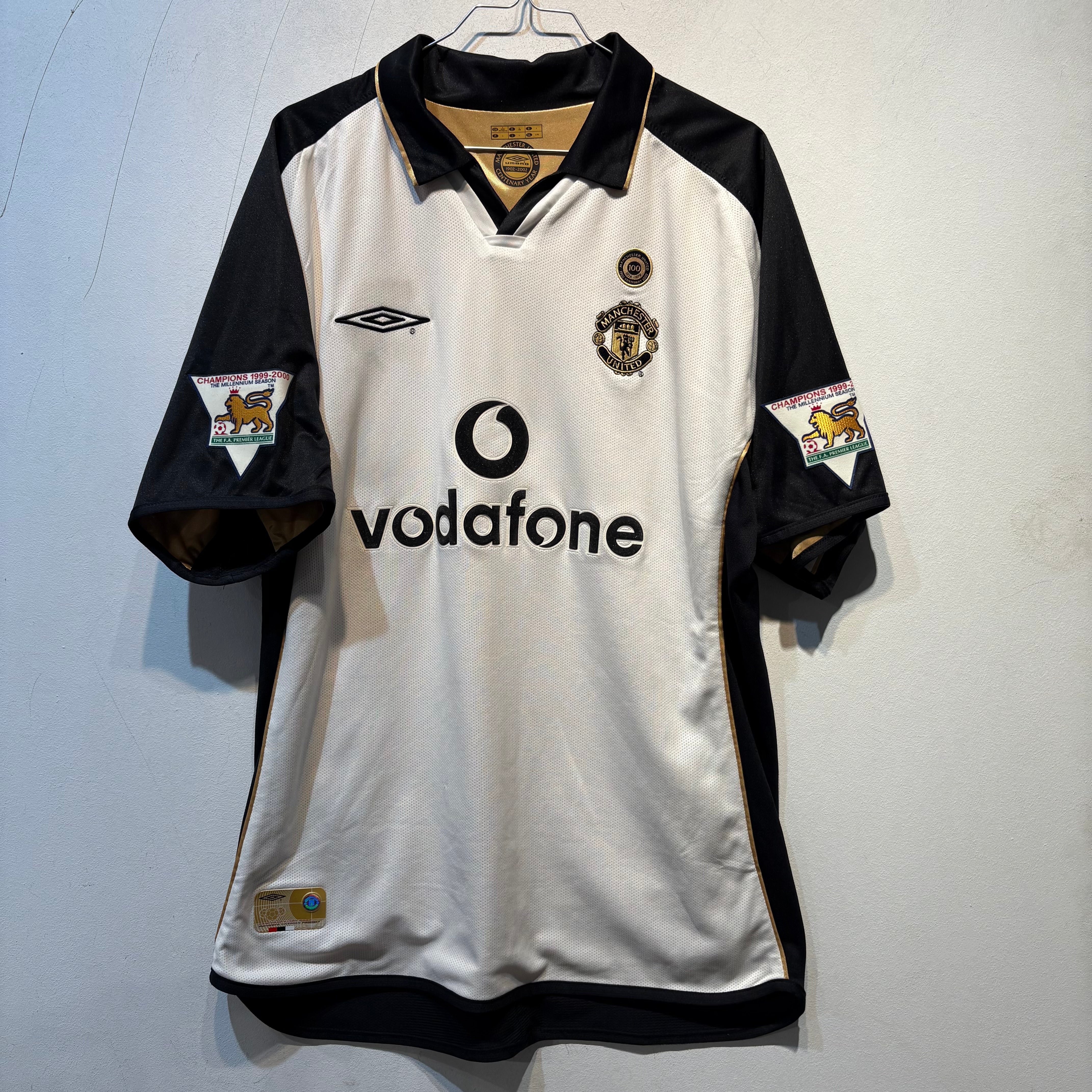 Manchester United “Beckham” Away - 2001/2002 Centenary - Large