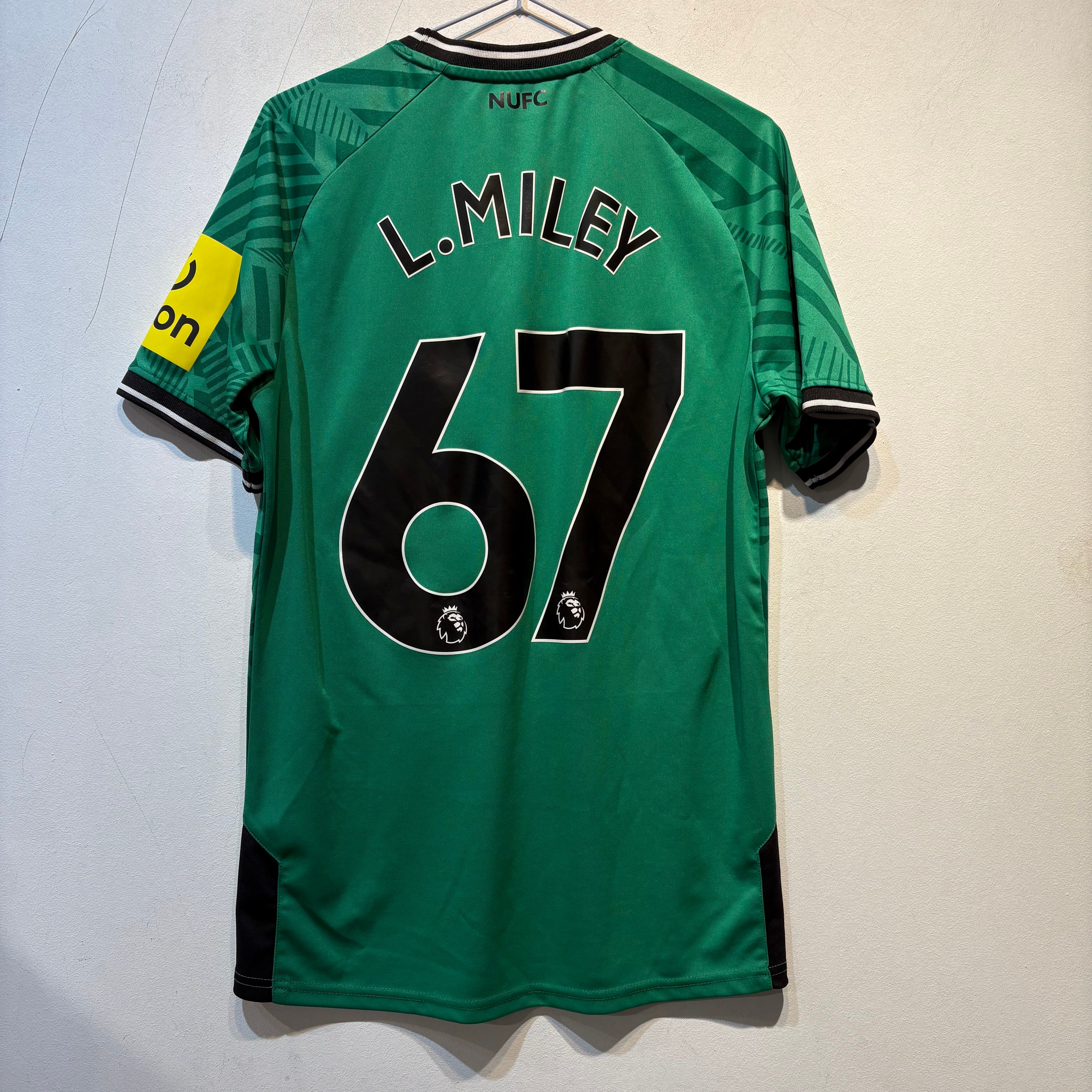 Newcastle United Away Shirt – L. Miley #67 – 2022/2023 – Castore – Size M