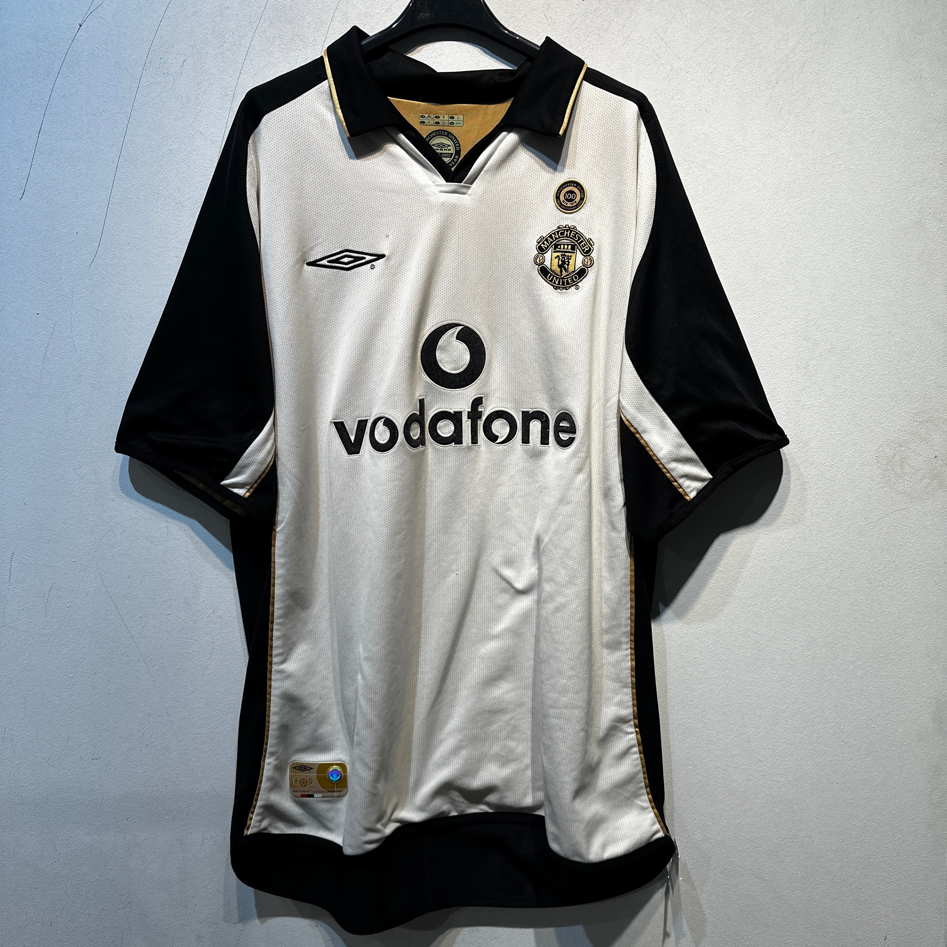 Manchester United Away Shirt - 2001/2002 - Centenary – XL