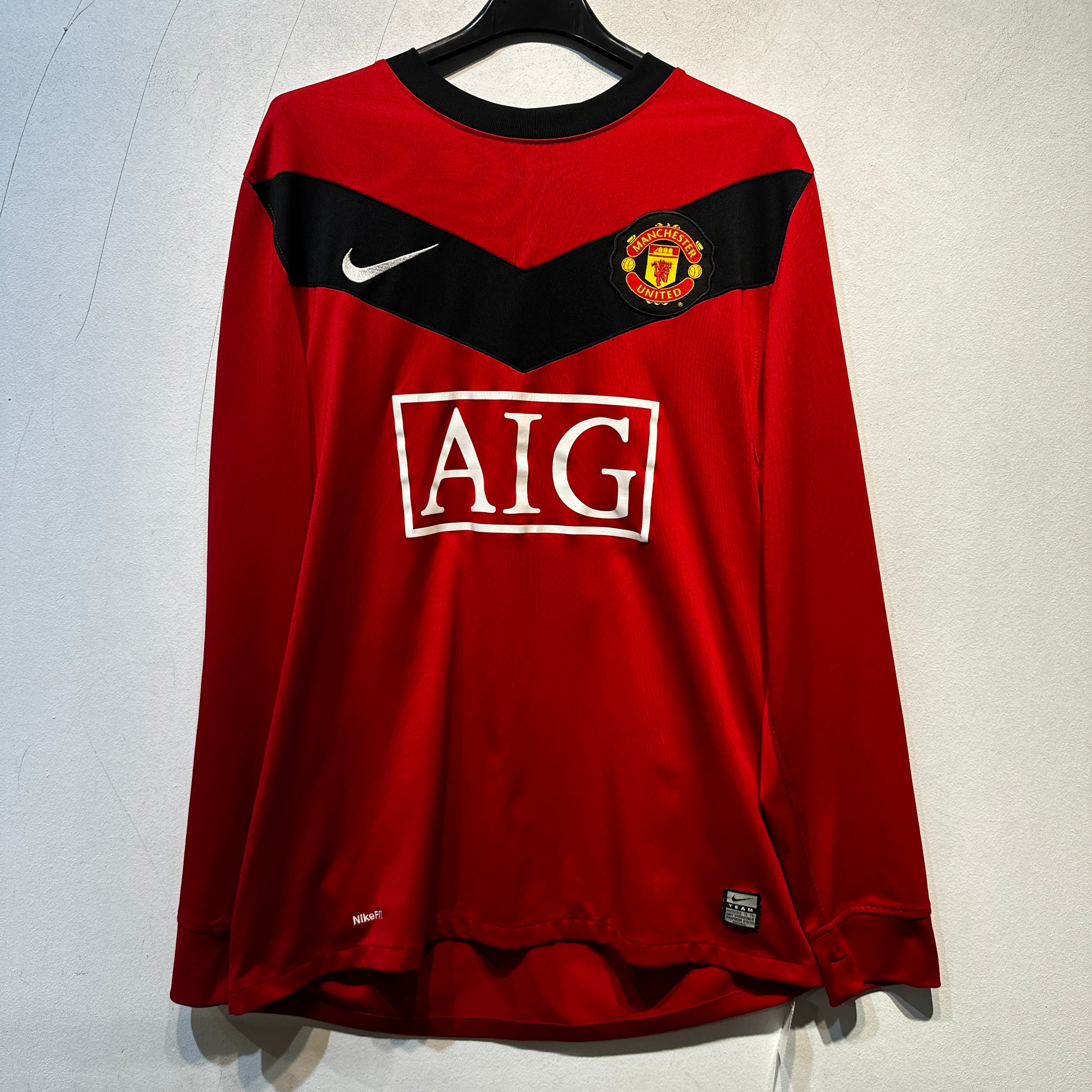 Manchester United Home Shirt 2009/2010 – Rafael #21 – Long Sleeve – Medium