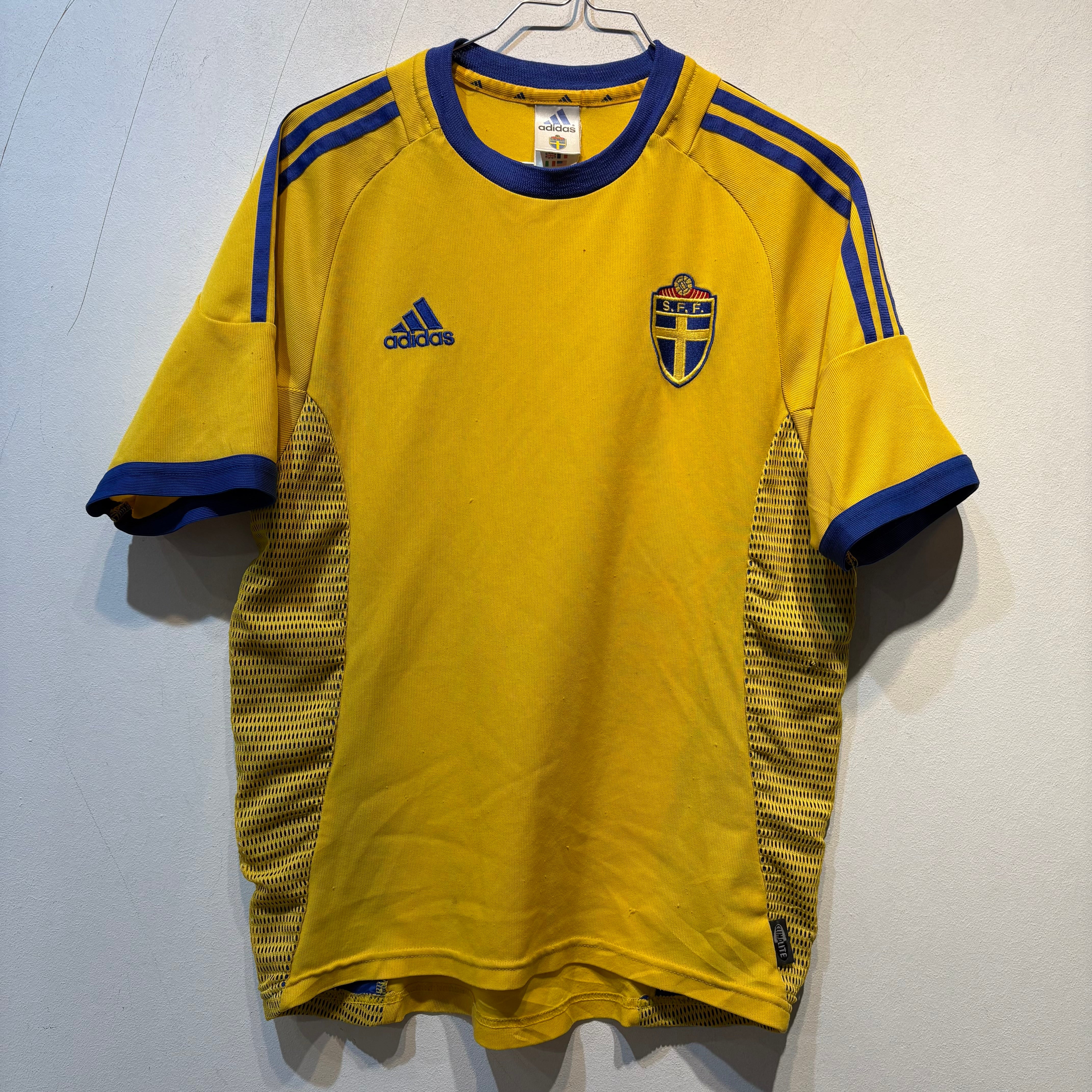 Sweden National Team Home Shirt – 2001/2002 – Adidas Climacool – Small
