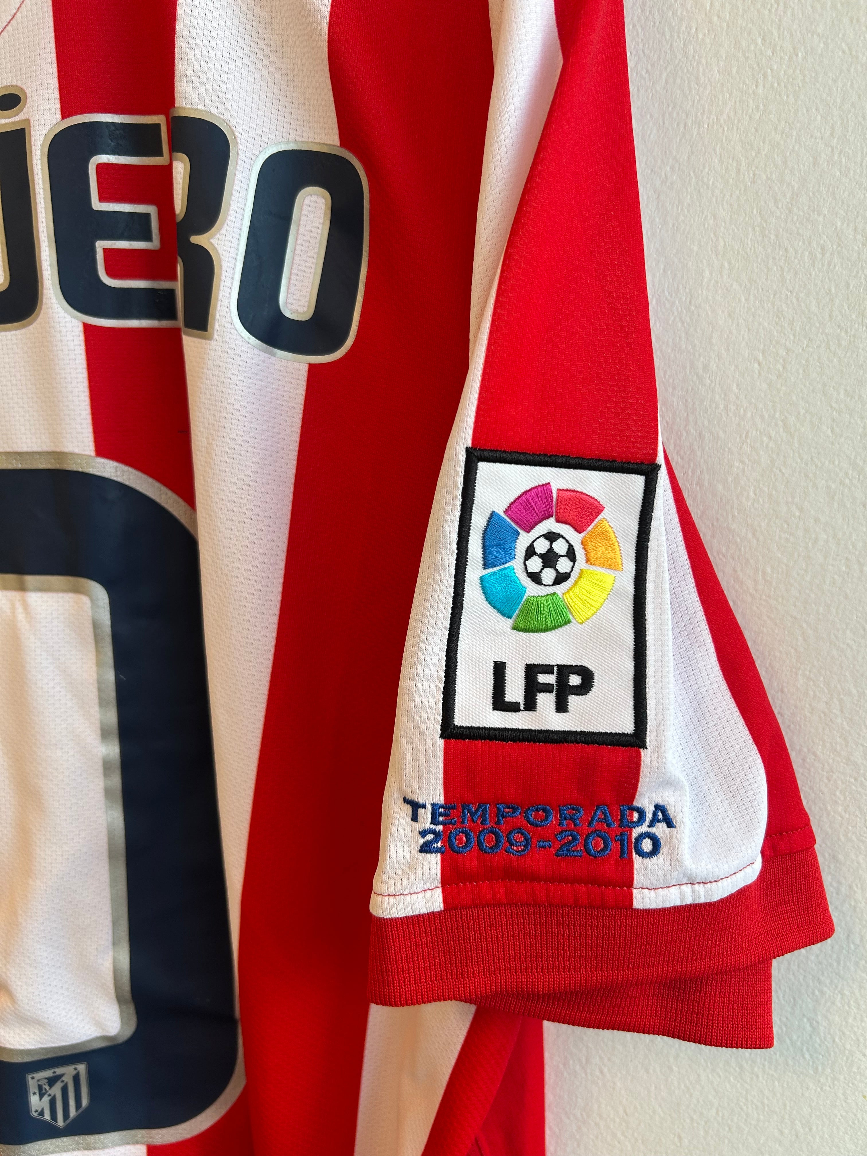 Atletico Madrid “Kun Aguero” Home - 2009/2010 - XXL