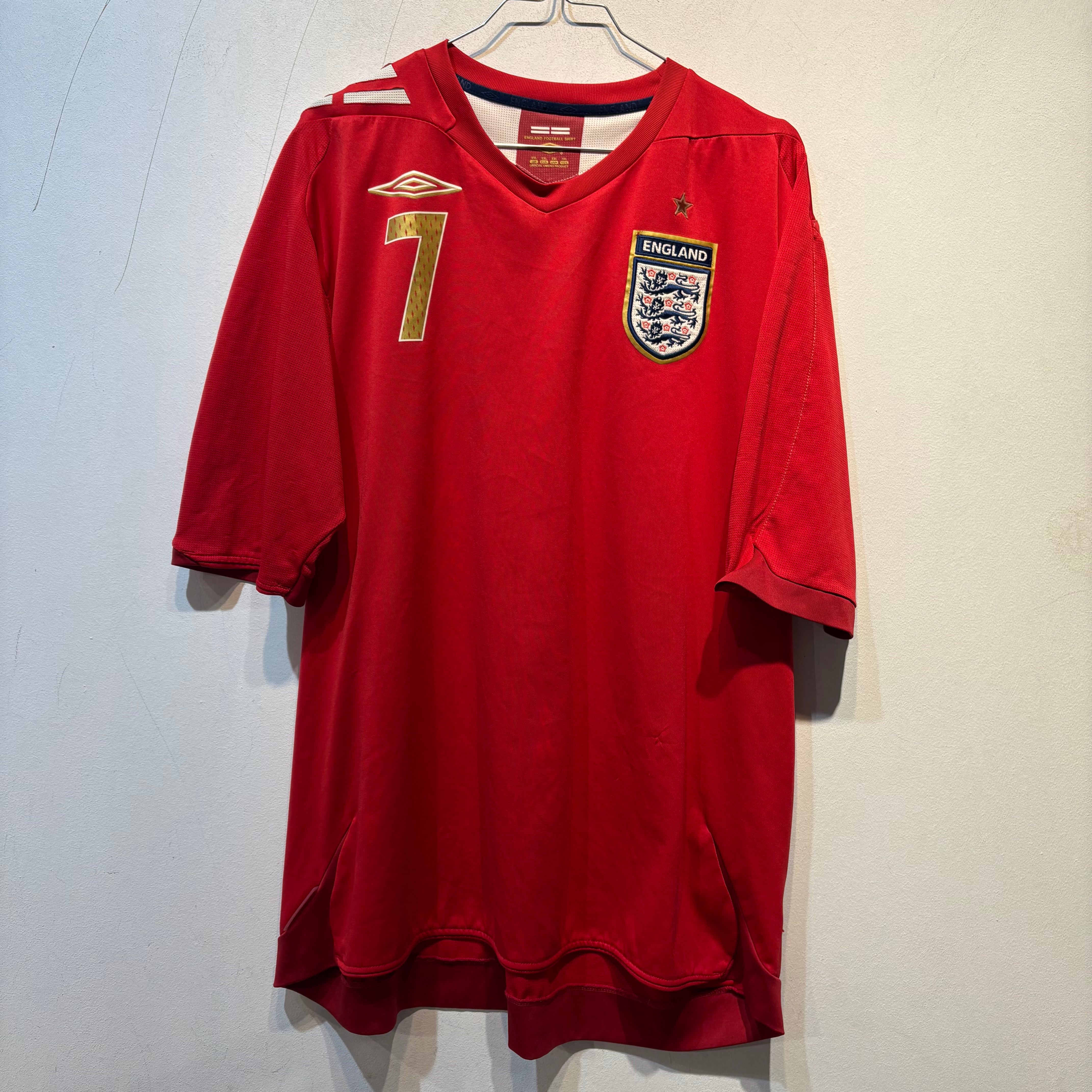 England “Beckham” Away Shirt – 2008/2009 – XXL