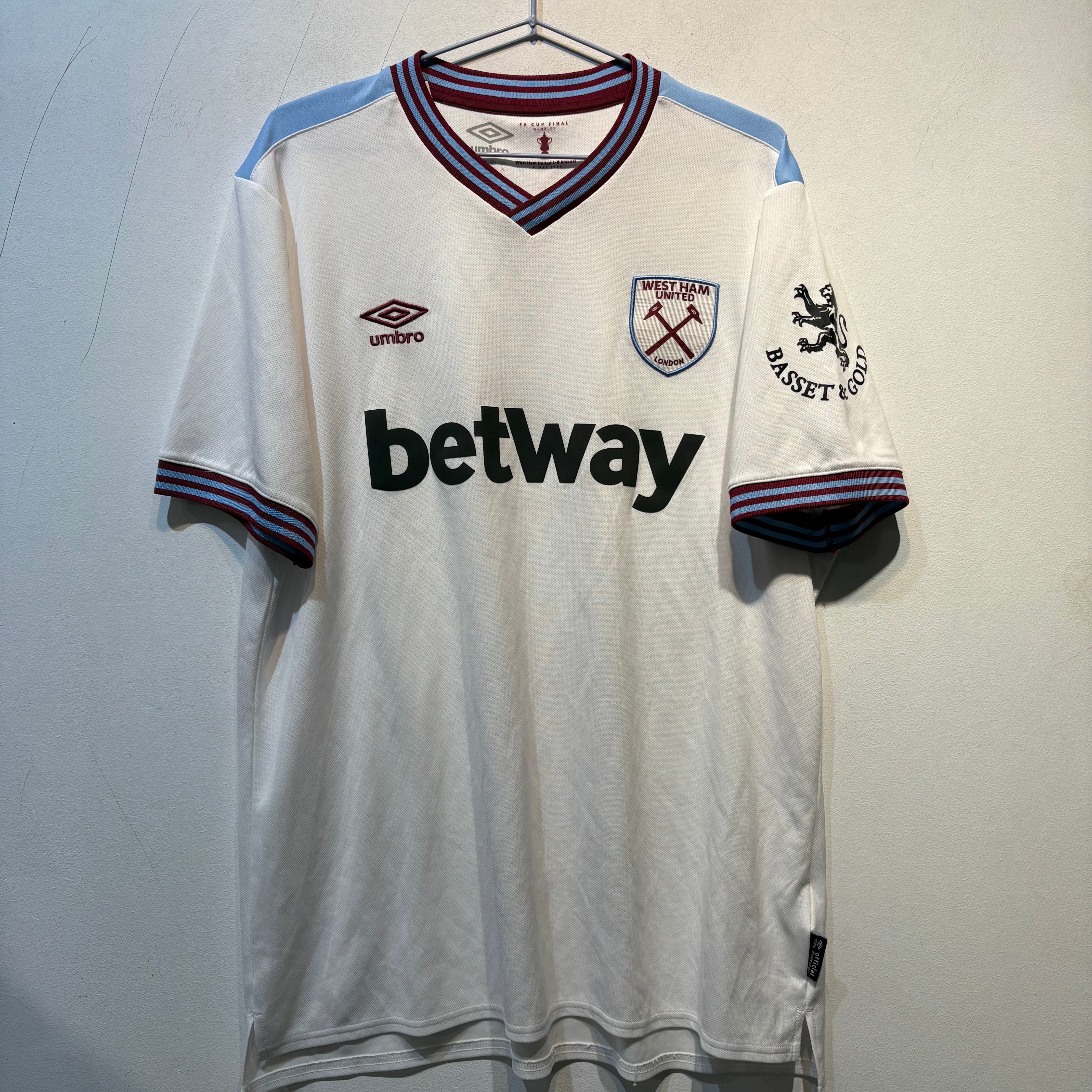 West Ham United FA Cup Final Away Shirt – 2019/2020 – XL