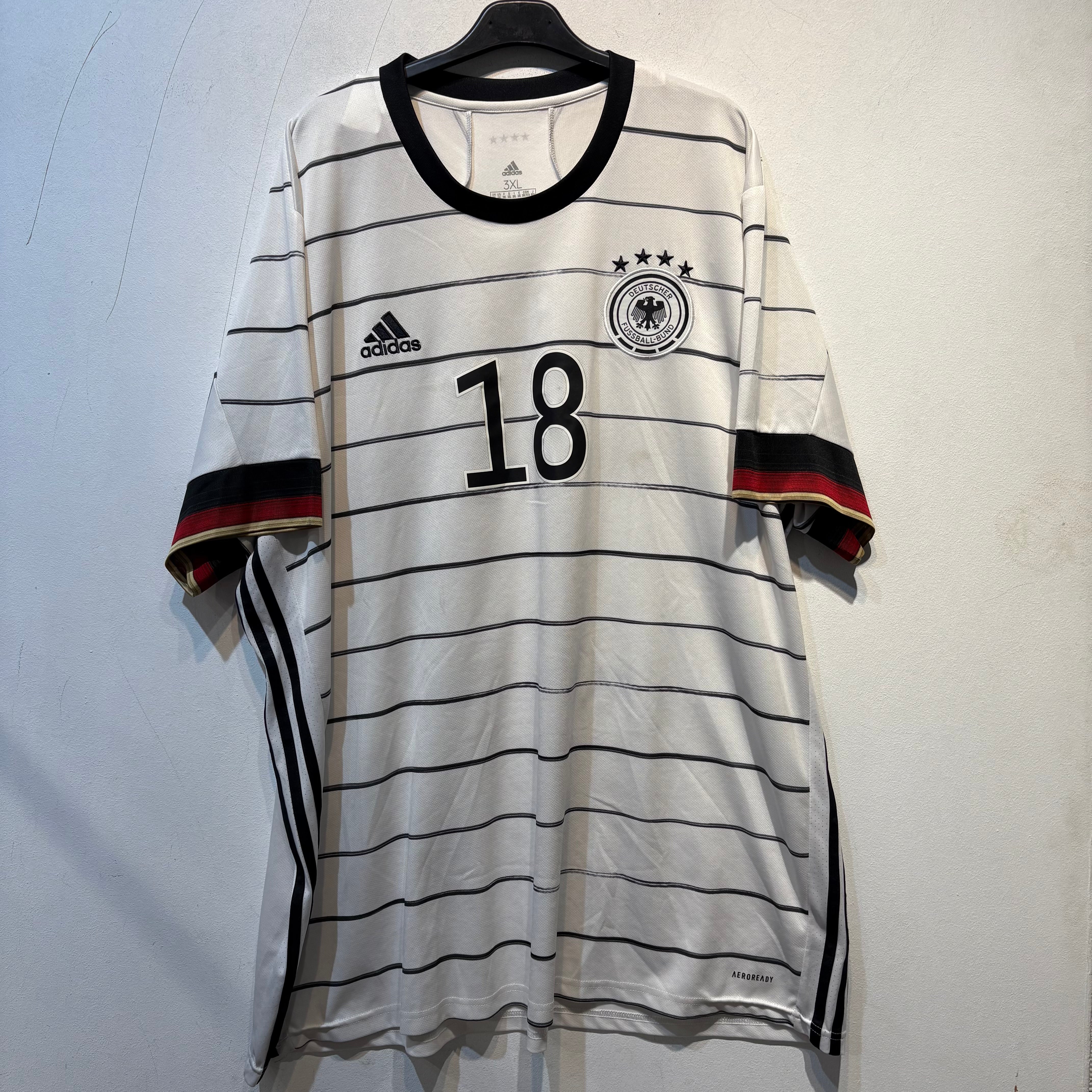Germany Goretzka #18 Home Shirt – Euro 2020 – Adult 3XL