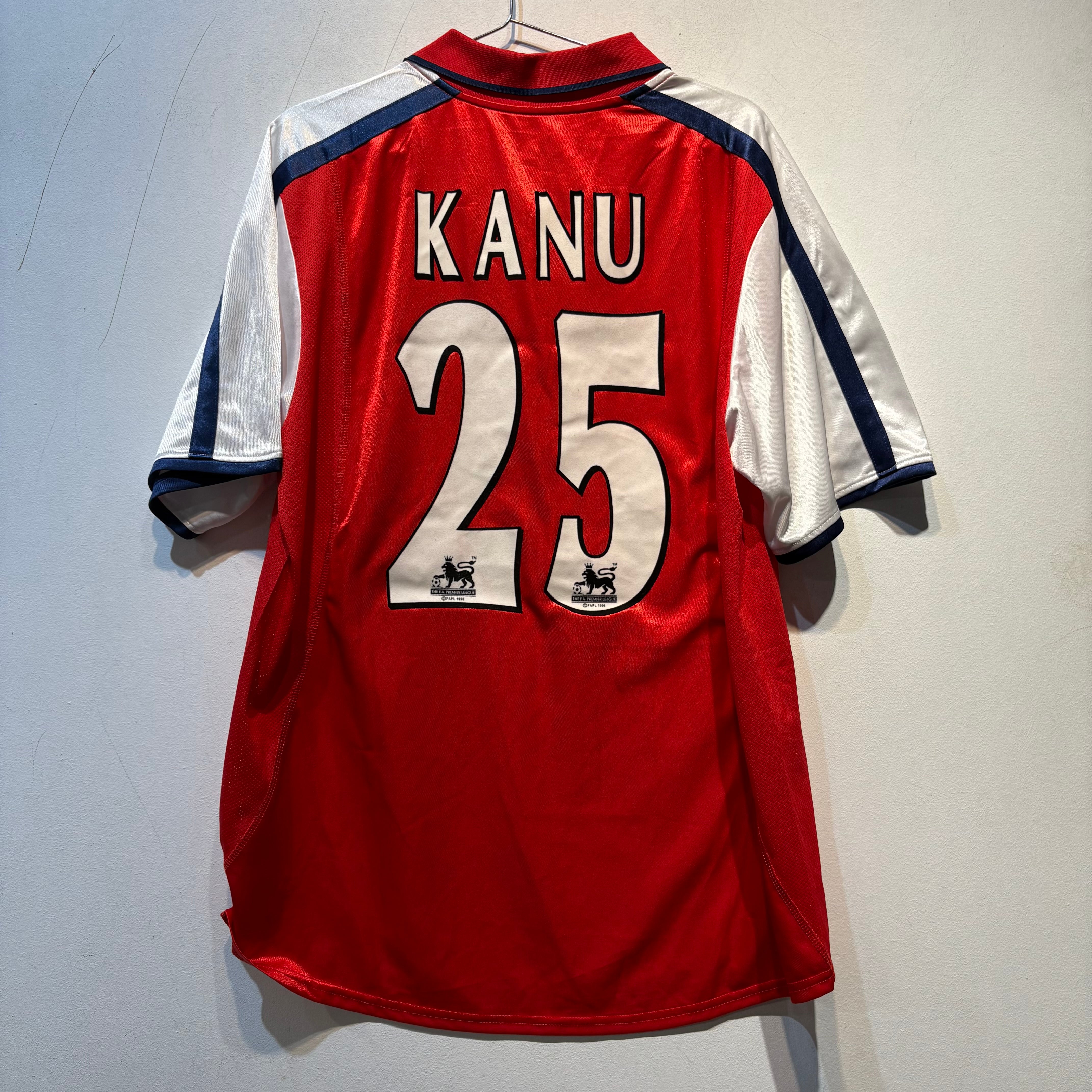 Arsenal FC “Kanu” Home Shirt - 2001/2002 - XL