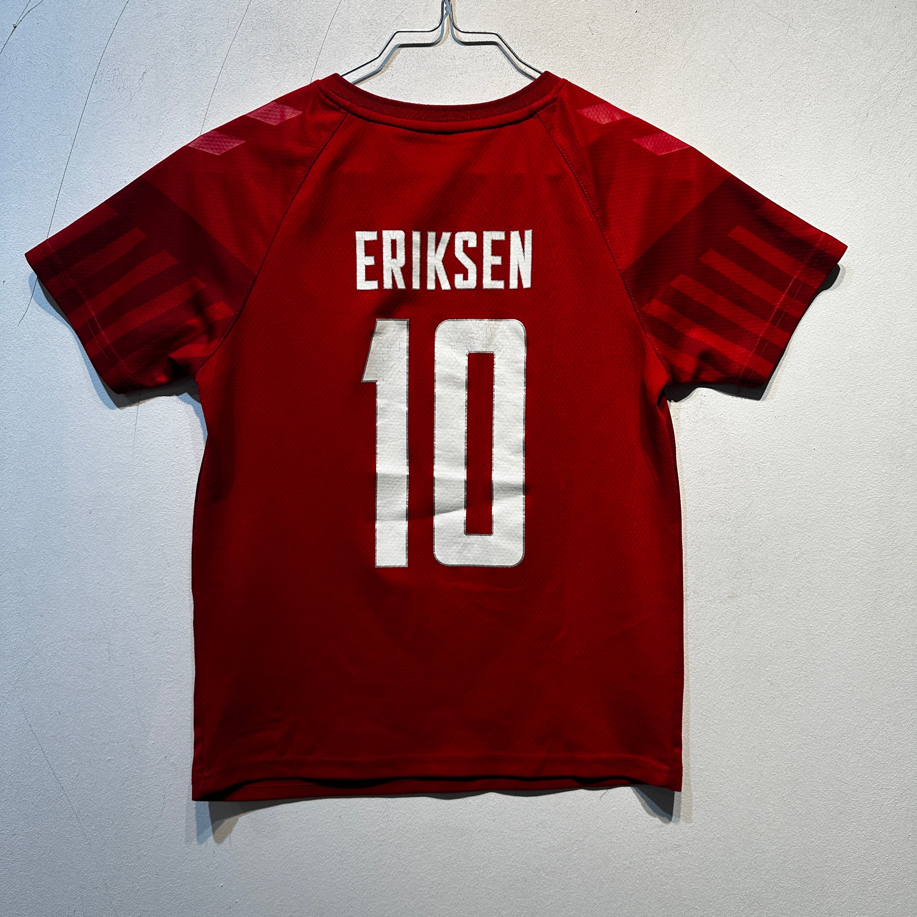 Denmark National Team Eriksen #10 Home Shirt 2023 – Kids 152