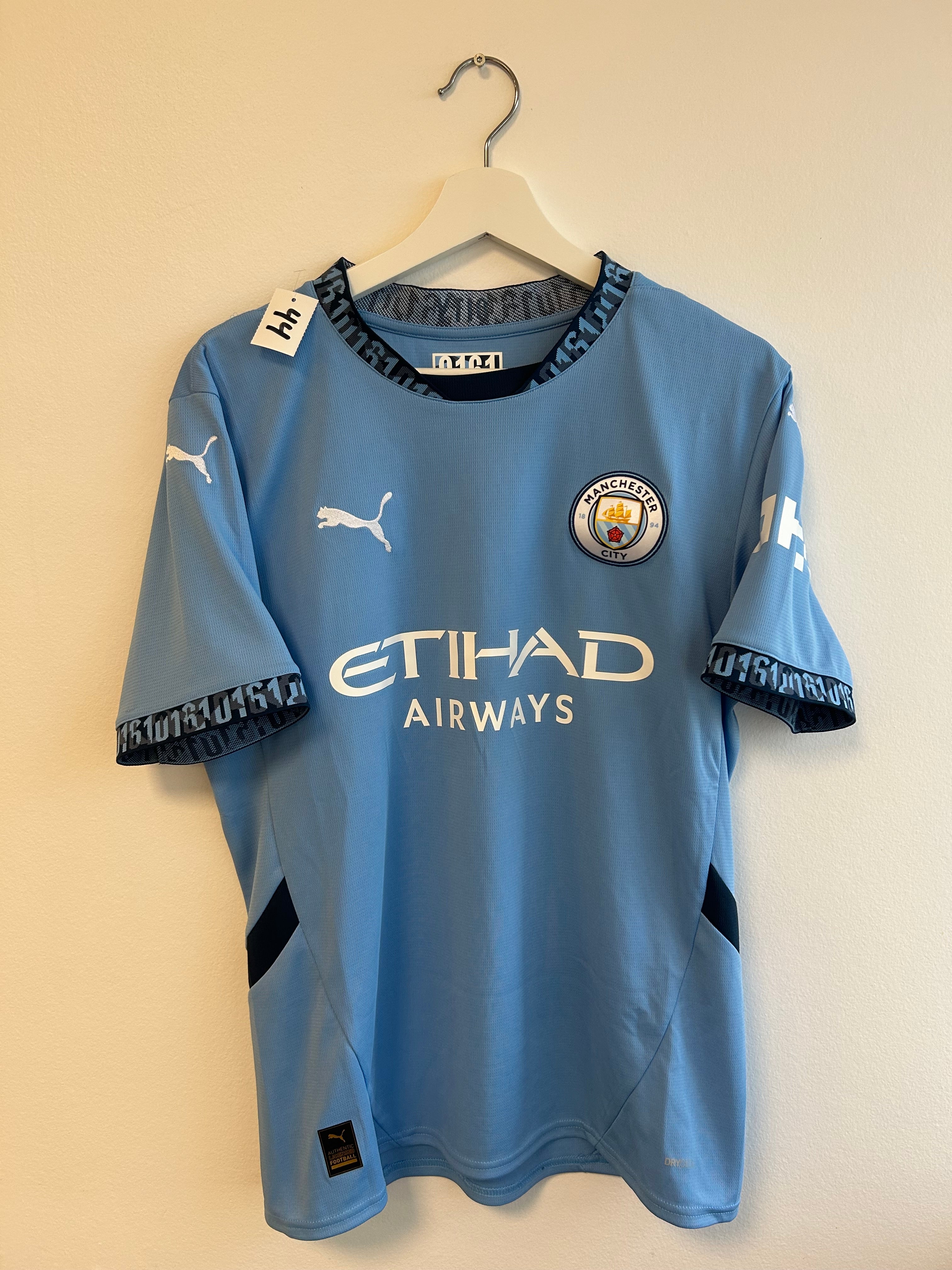 Manchester City “ Savinho” Auth. Home - 2024/2025 - Medium