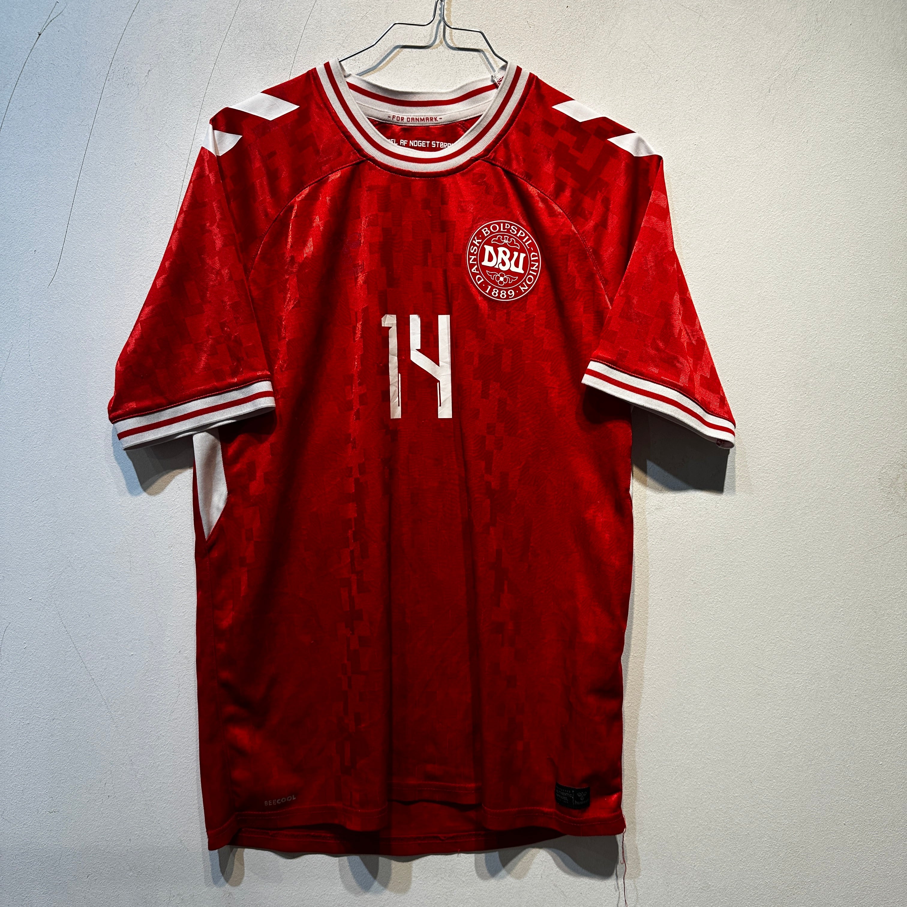 Denmark “Damsgaard” Home Shirt – Euro 2020/21 – Medium