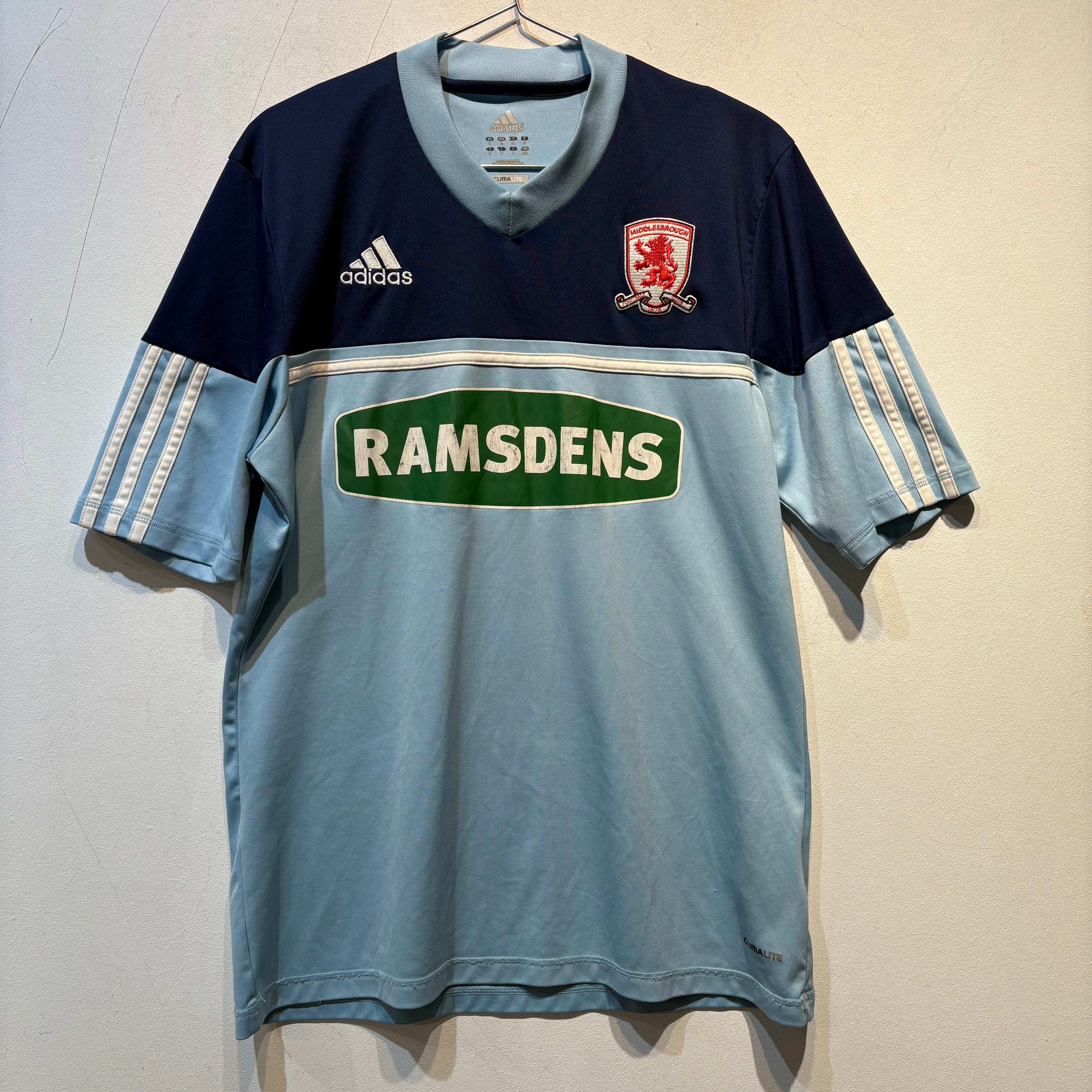 Middlesbrough Away Shirt 2012–2013 Ramsdens Adidas ClimaLite – Medium