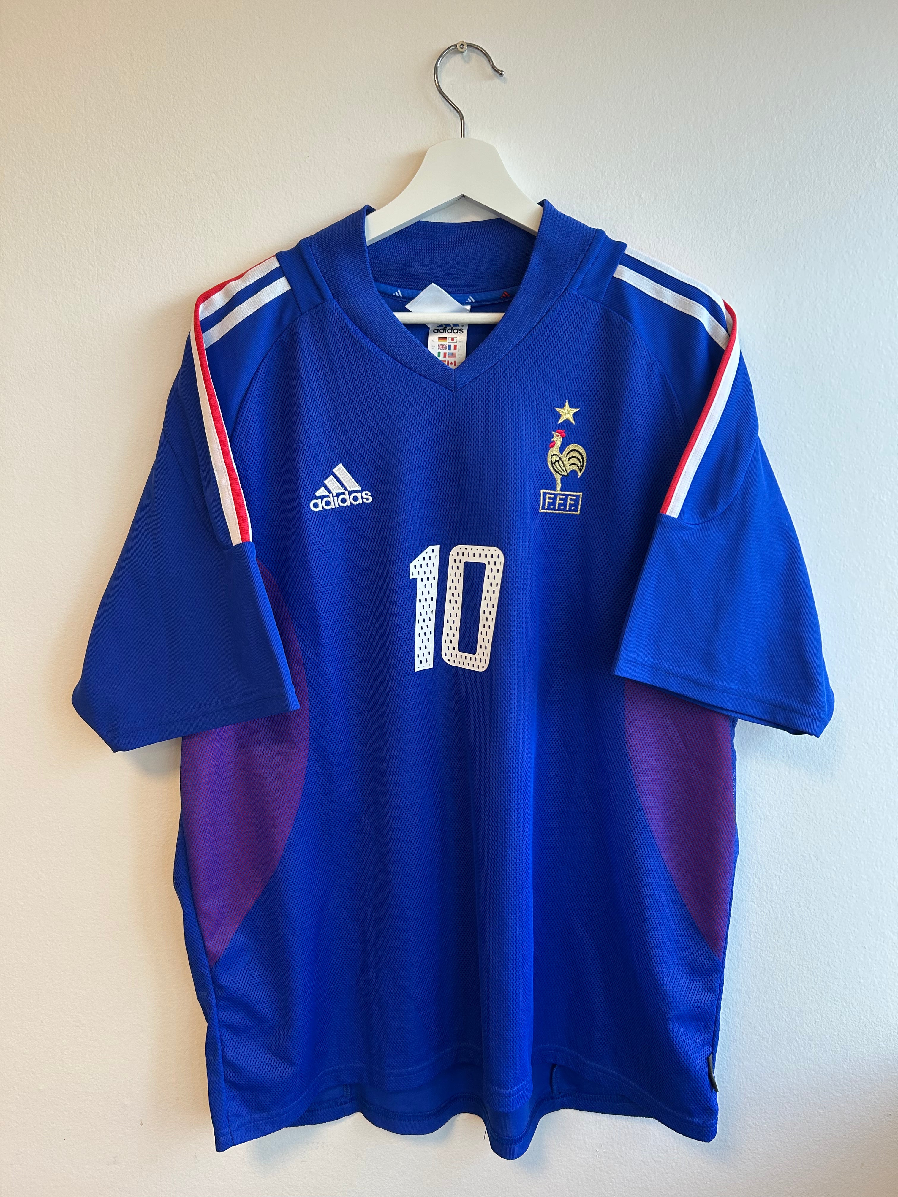 France “Zidane” Home - 2002/2004 - XL