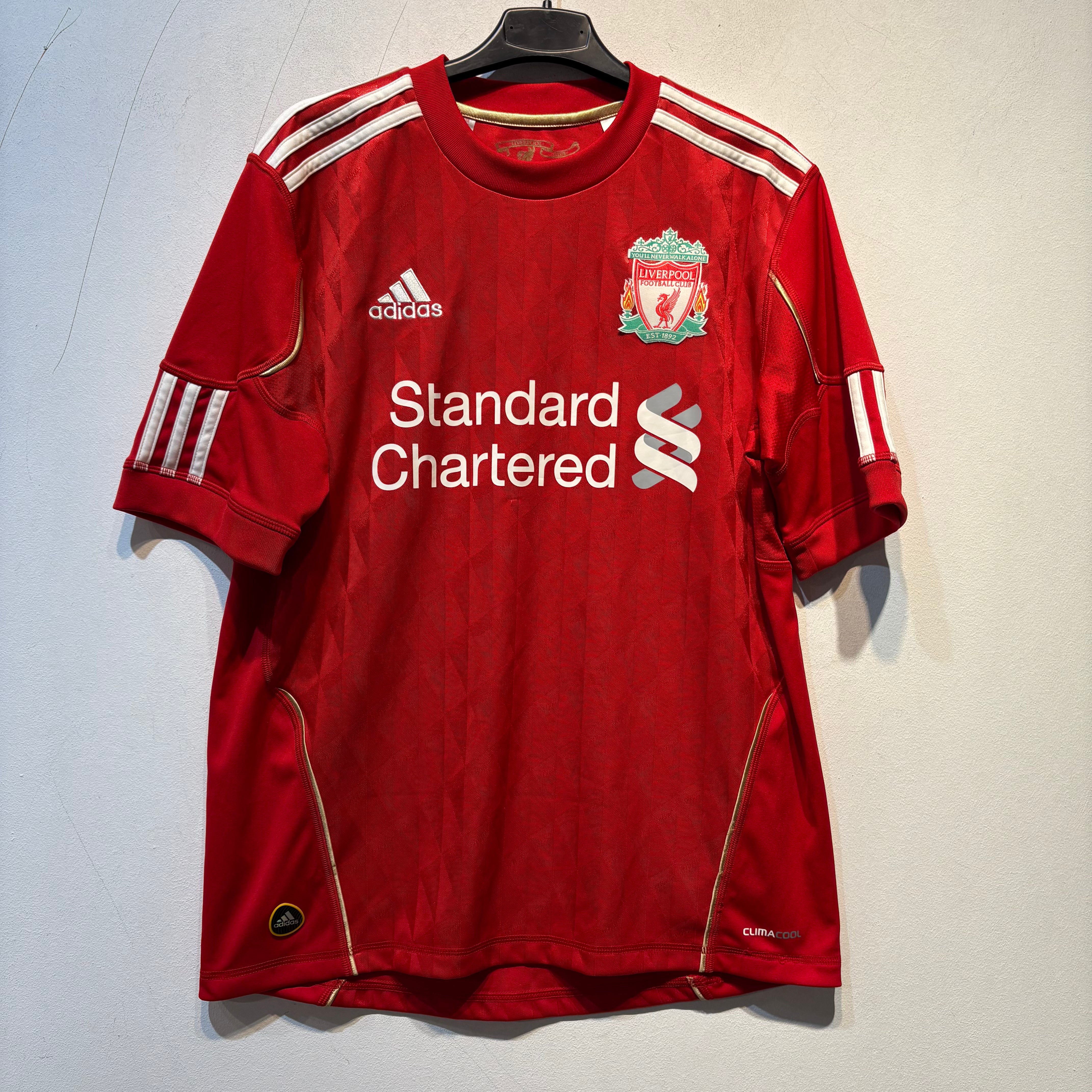 Liverpool FC “Standard Chartered” Home - 2010/2011 - Youth L (13–14Y / 164)