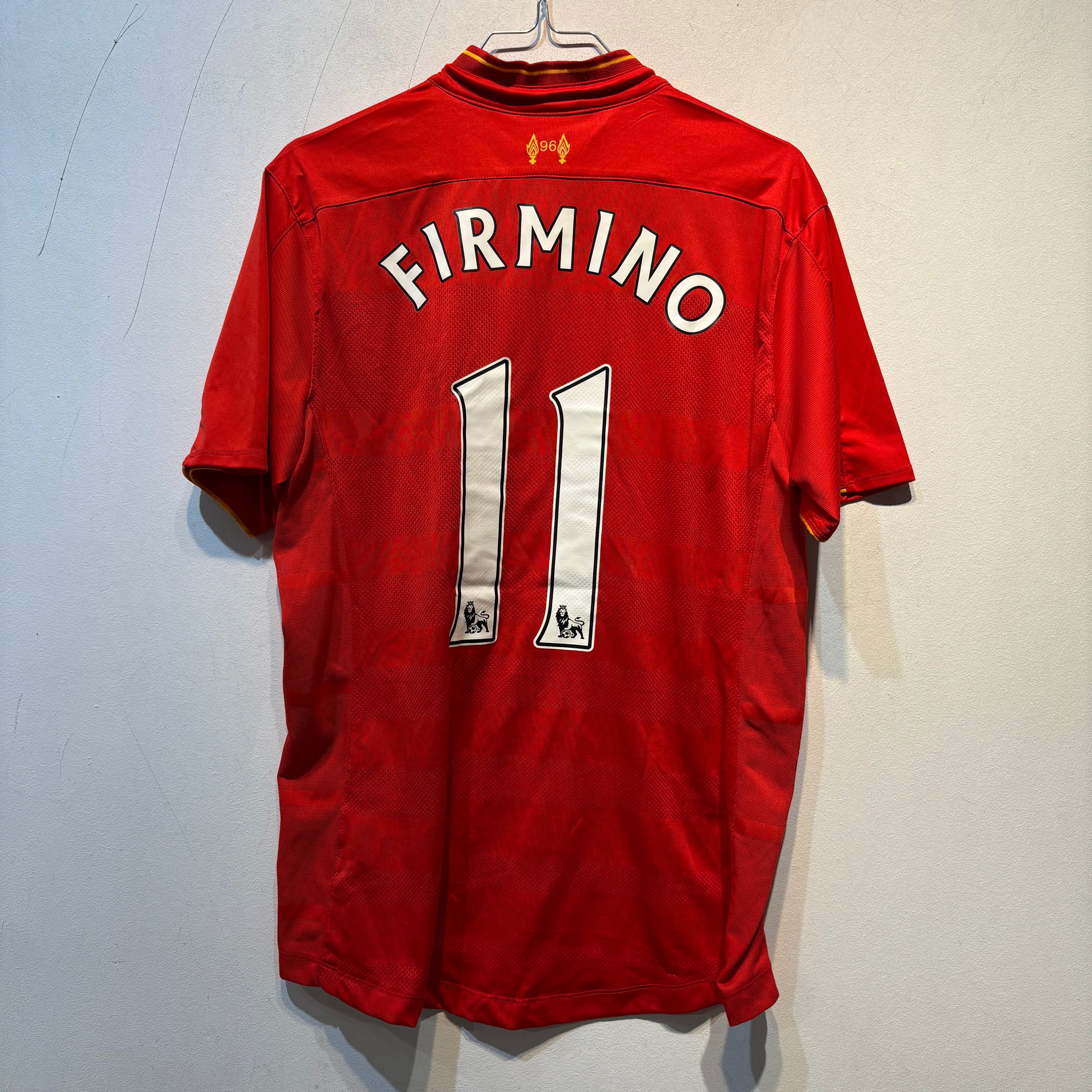Liverpool FC Firmino #11 Home Shirt 2017/18 New Balance – Size M