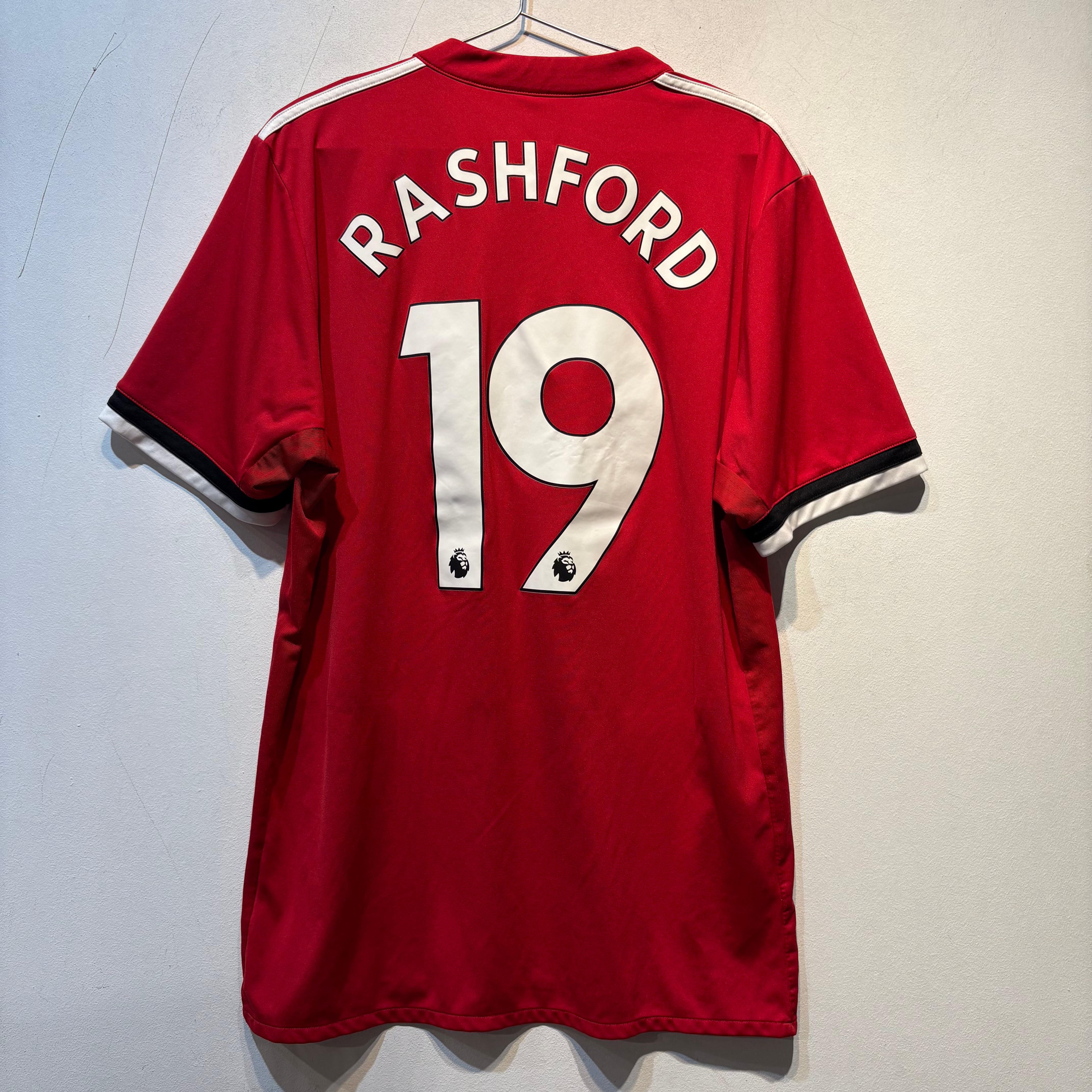 Manchester United 2016/17 Home Shirt – Rashford #19 – Adidas – Size L