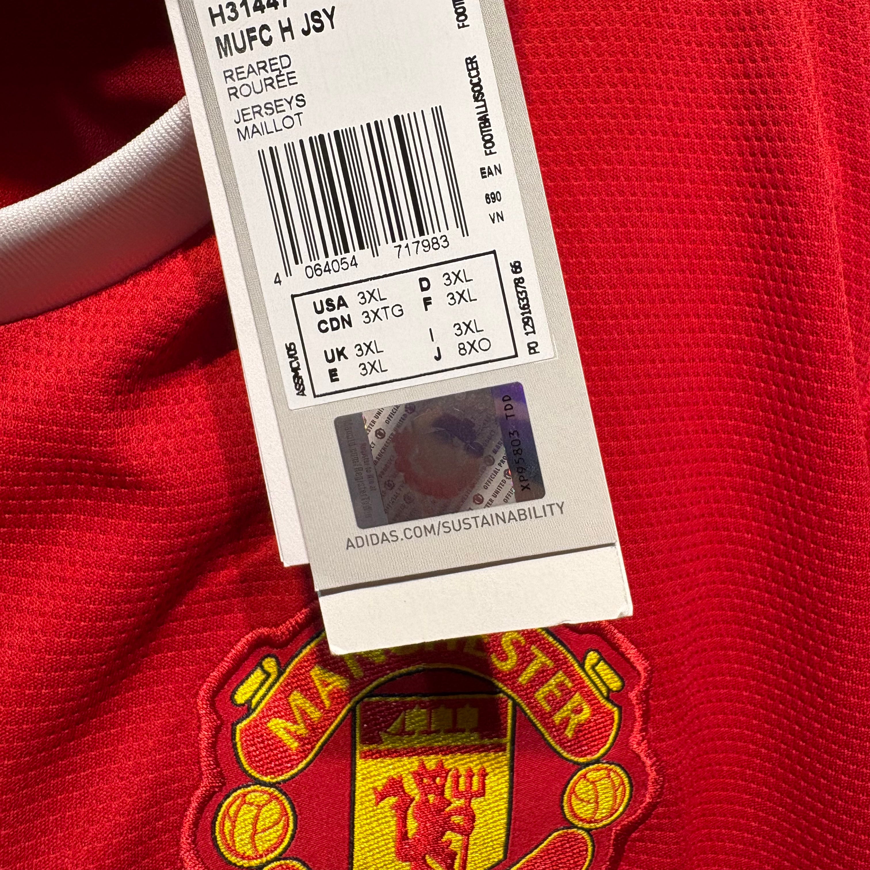 Manchester United Home – 2021/2022 – 3XL