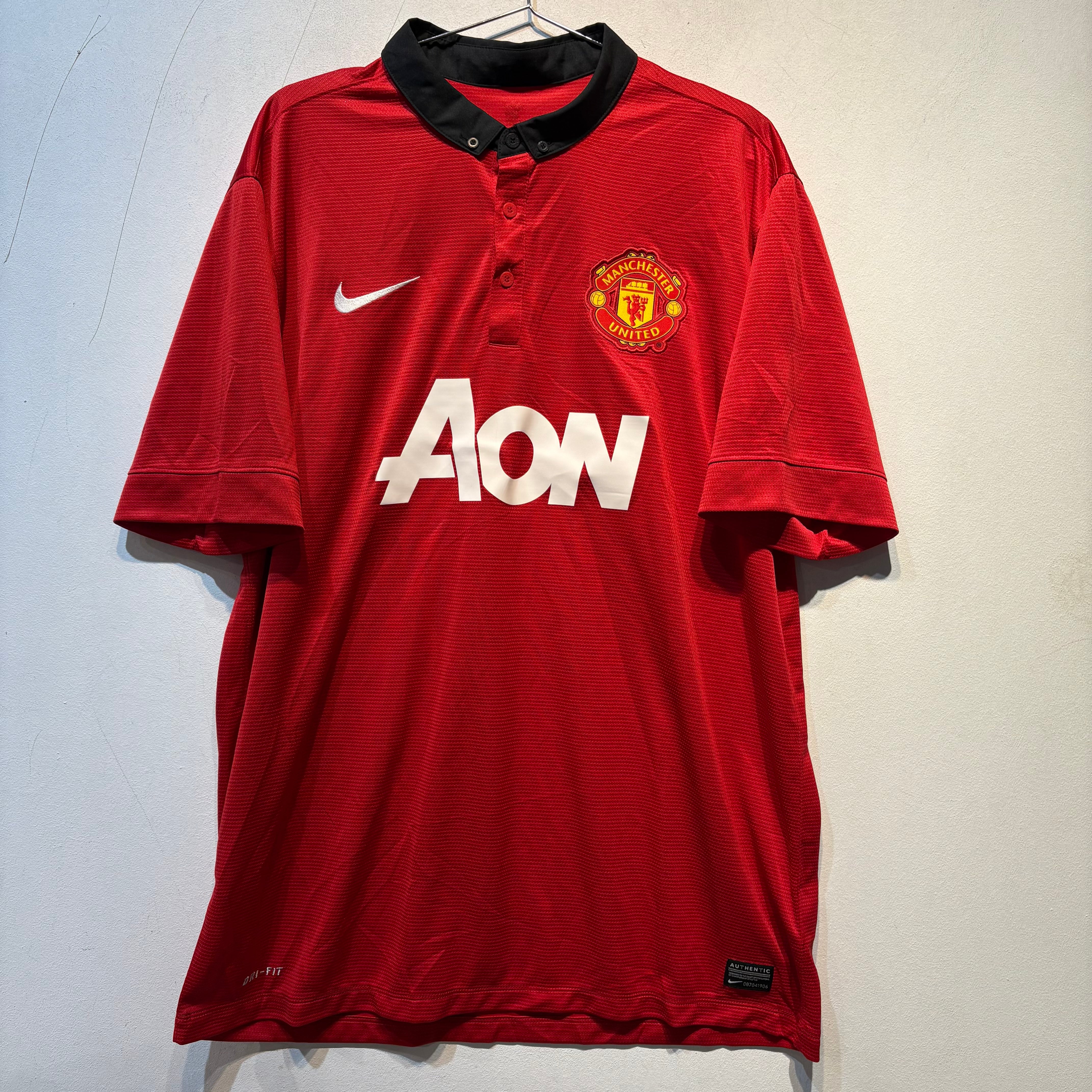 Manchester United Home – 2013/2014 – Nike AUTHENTIC – XL