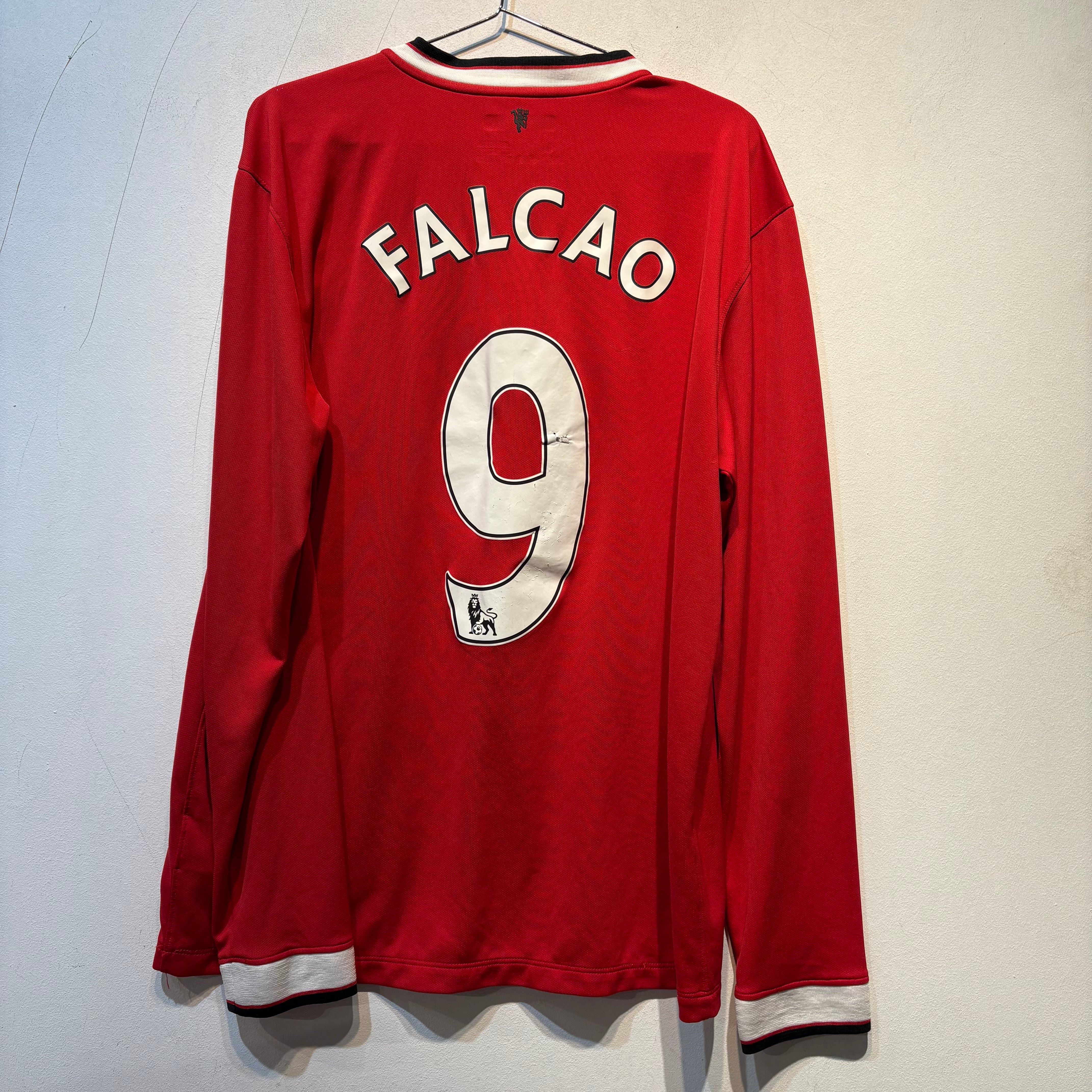 Manchester United Home Long Sleeve – 2017/2018 – Nike – Falcao 9 – Large