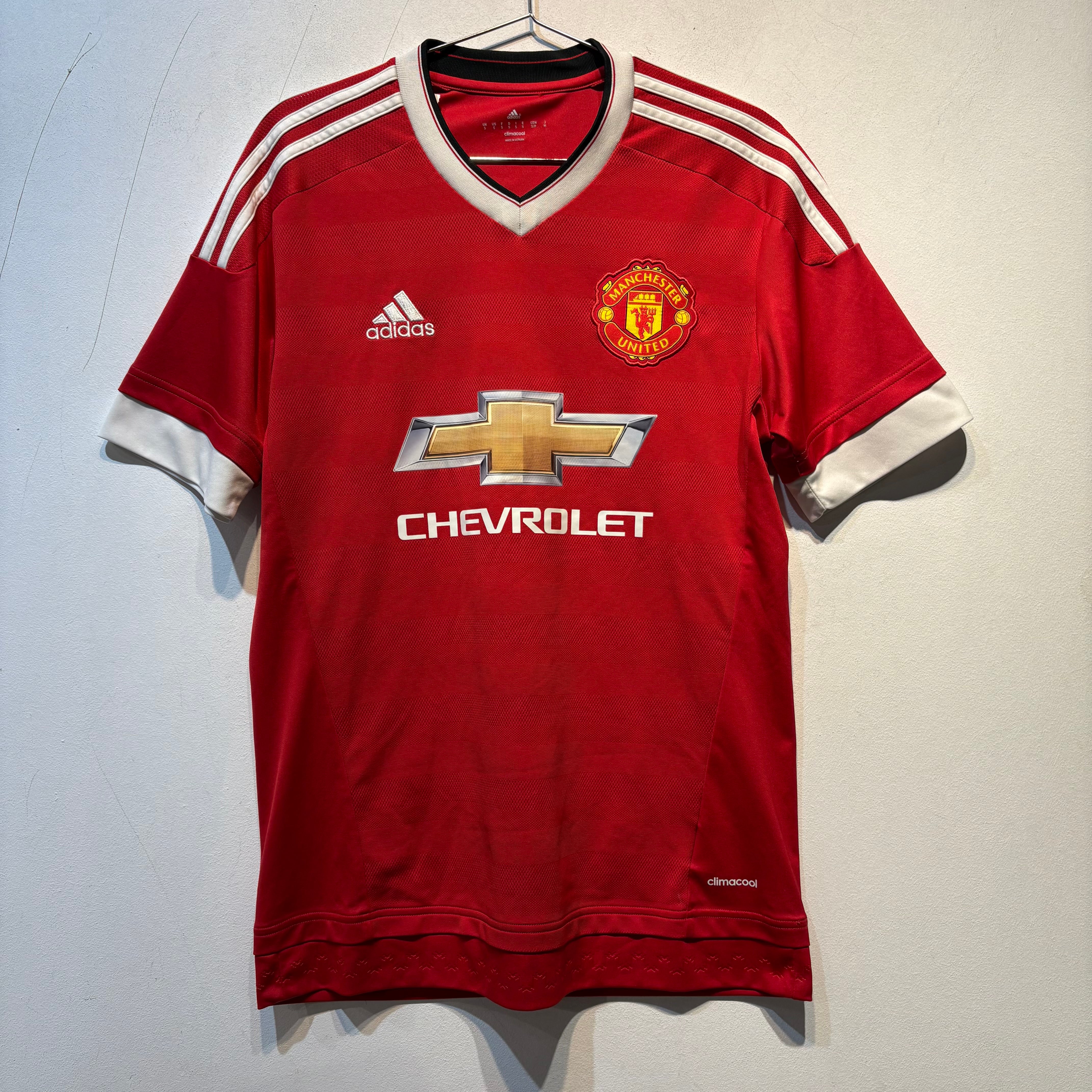 Manchester United Home Shirt 2015/2016 – Adidas – Red – Size Small