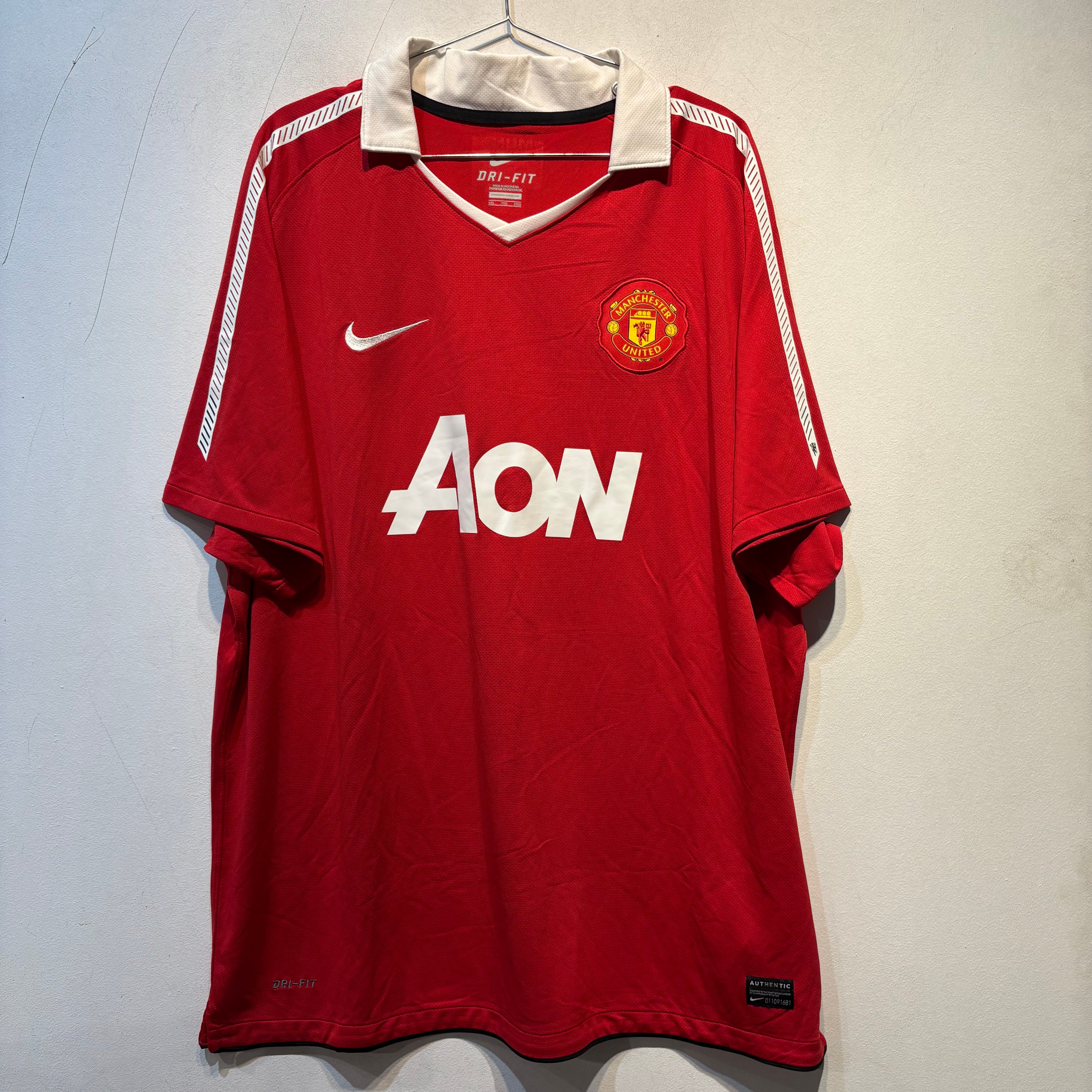 Manchester United Home Shirt – 2010/2011 – Nike Dri-FIT – XXL