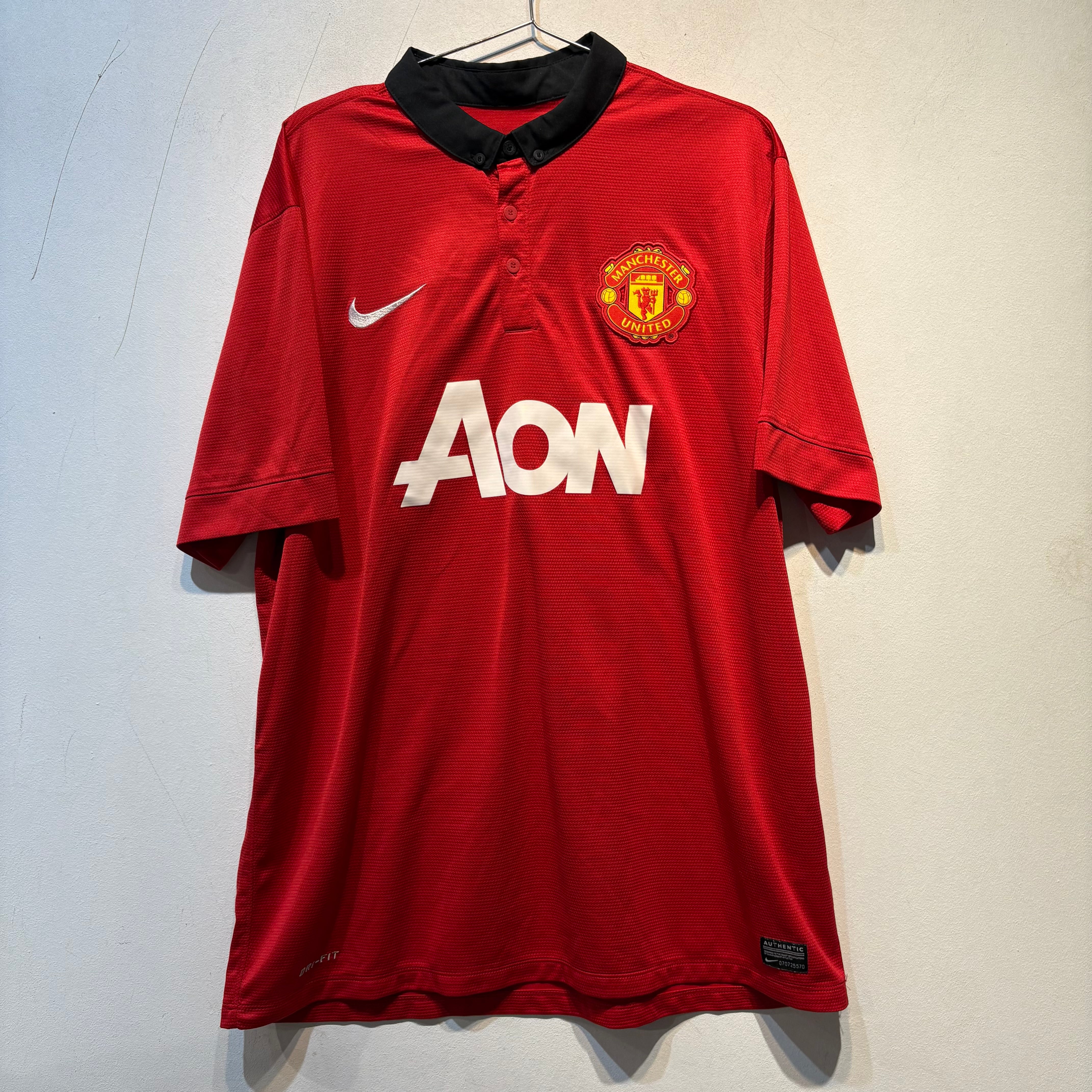 Manchester United Home – 2013/2014 – Authentic Player Issue – XL