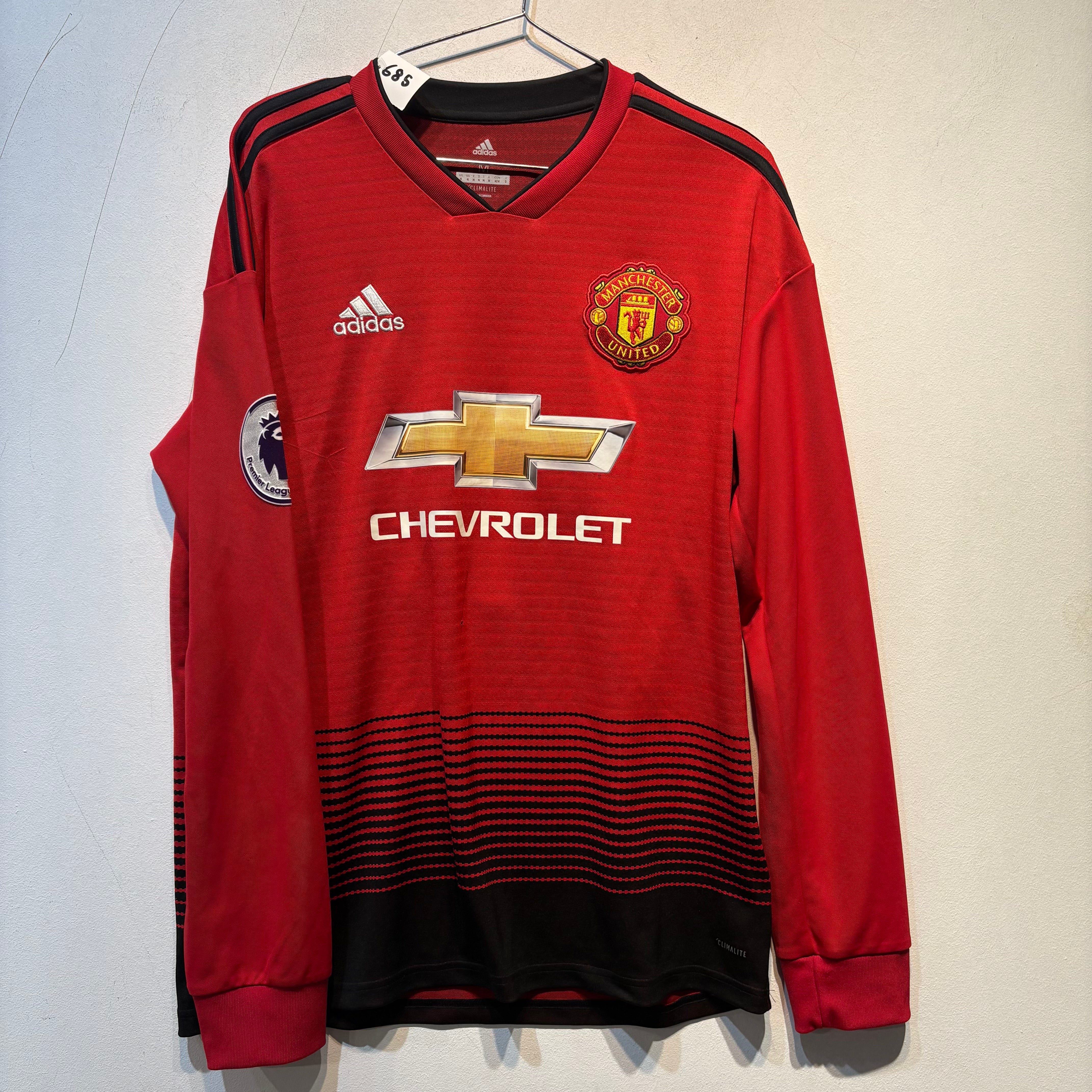 Manchester United “Pogba” Home – 2018/2019 – Medium (Long Sleeve)