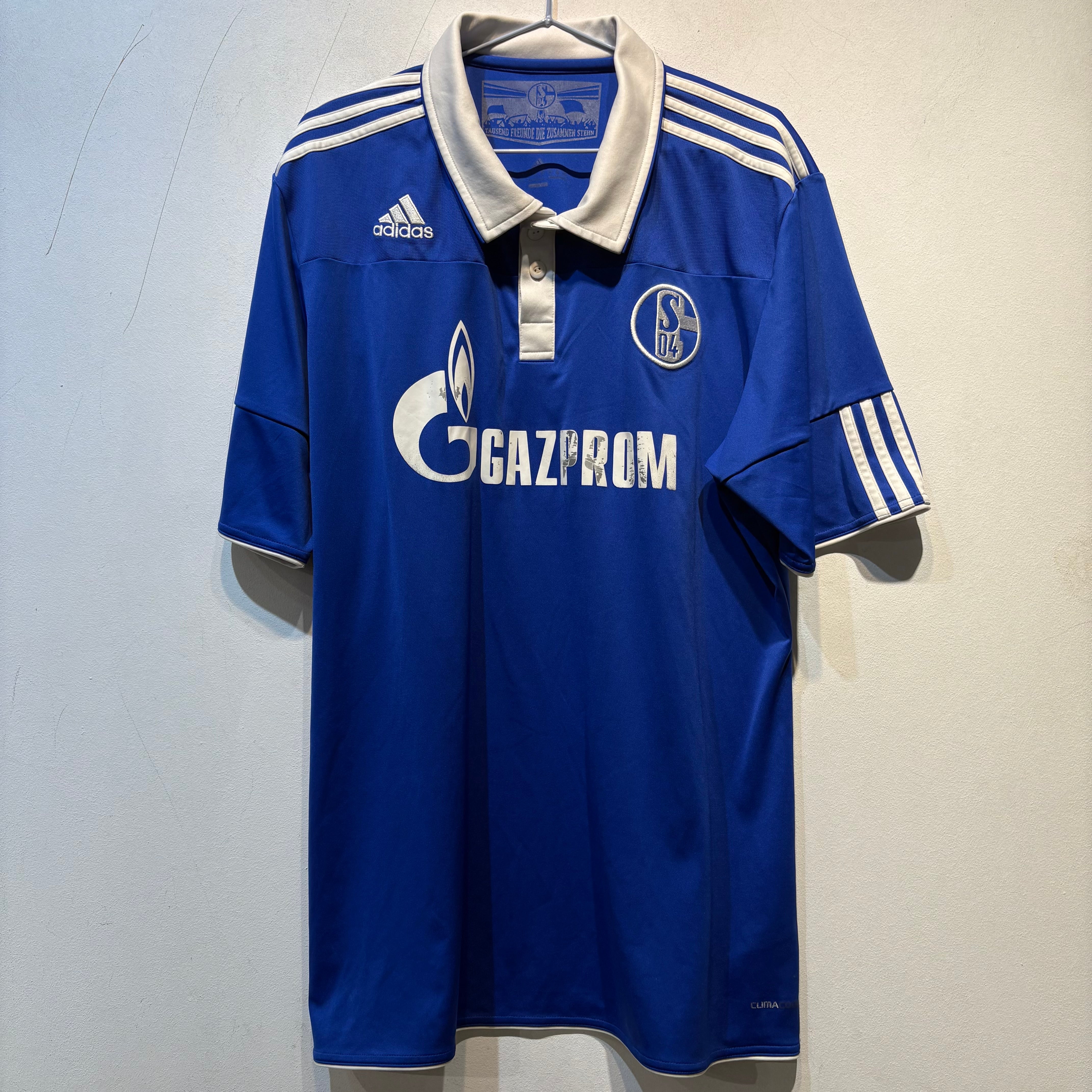 FC Schalke 04 Home Shirt 2012/2013 – adidas – Gazprom Sponsor – XL