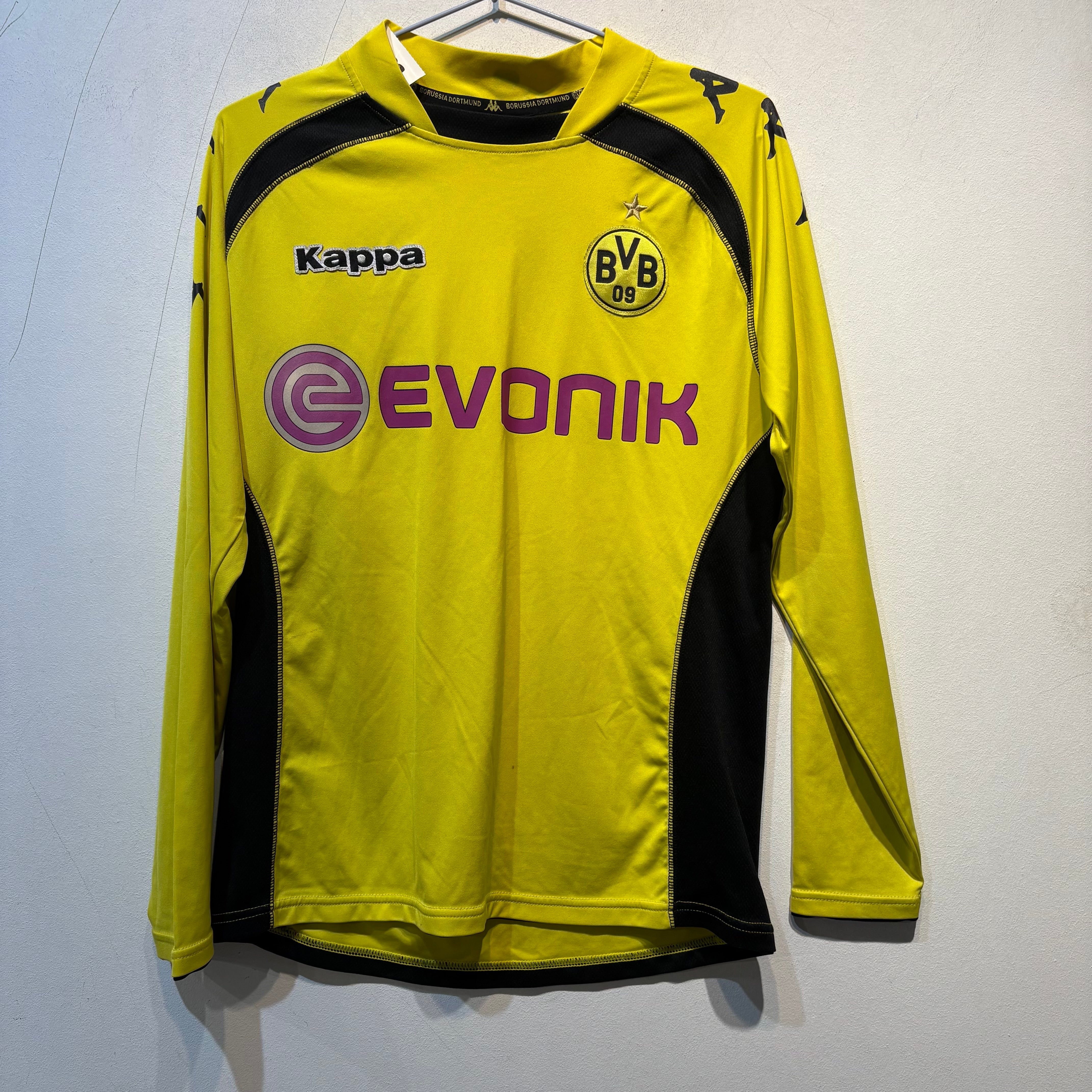 Borussia Dortmund Home Long Sleeve Shirt – 2010/2011 – Kappa – Size S