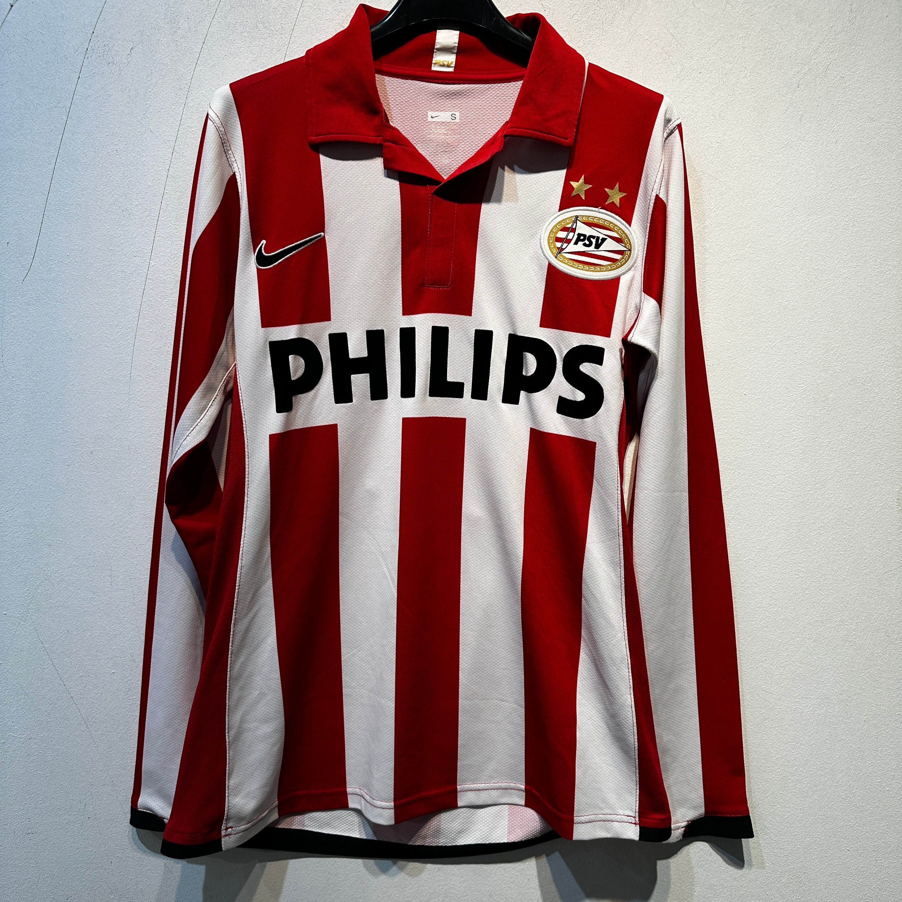 PSV Eindhoven Home Shirt 2003/2004 – Long Sleeve – Nike – “Robin 8” – Small