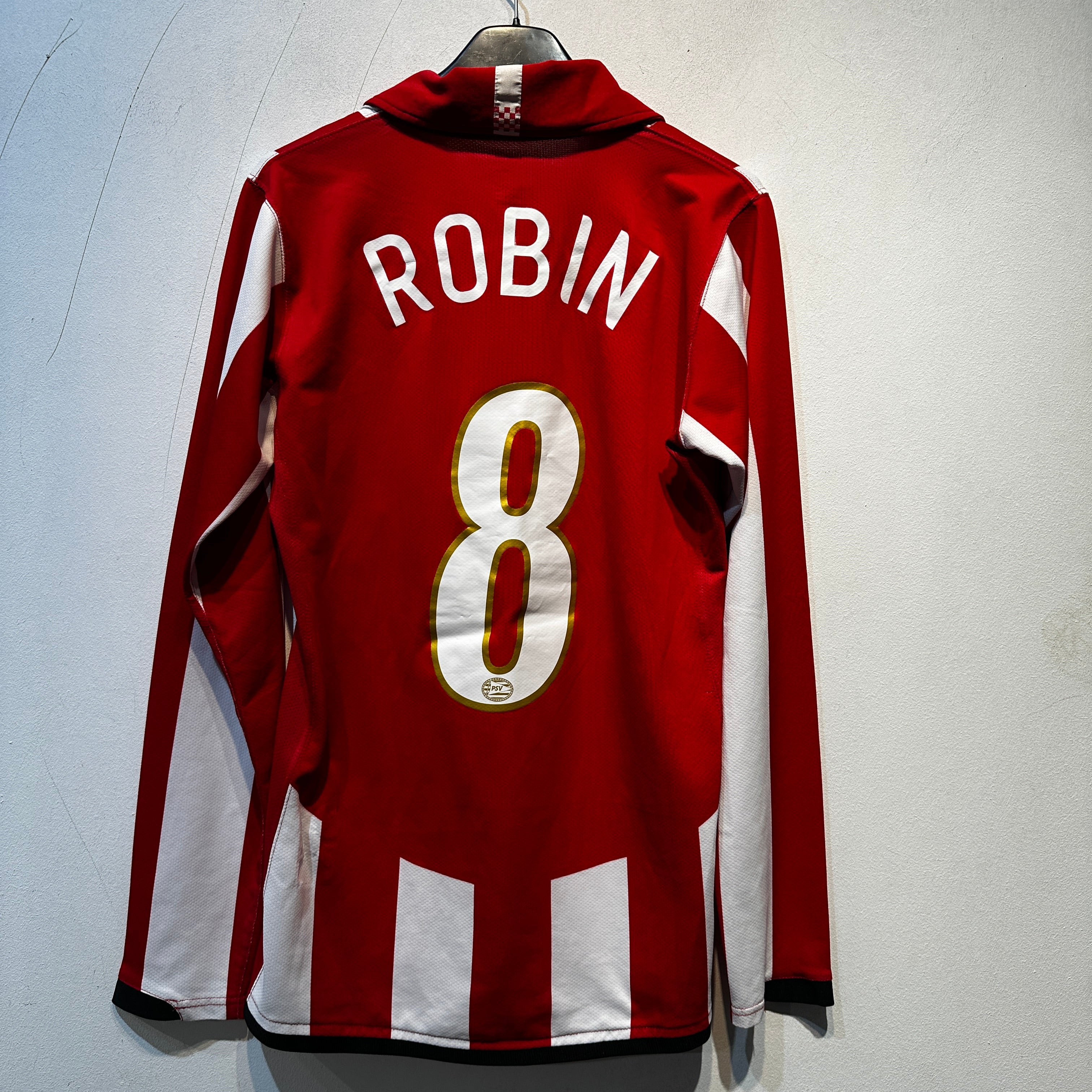 PSV Eindhoven Home Shirt 2003/2004 – Long Sleeve – Nike – “Robin 8” – Small