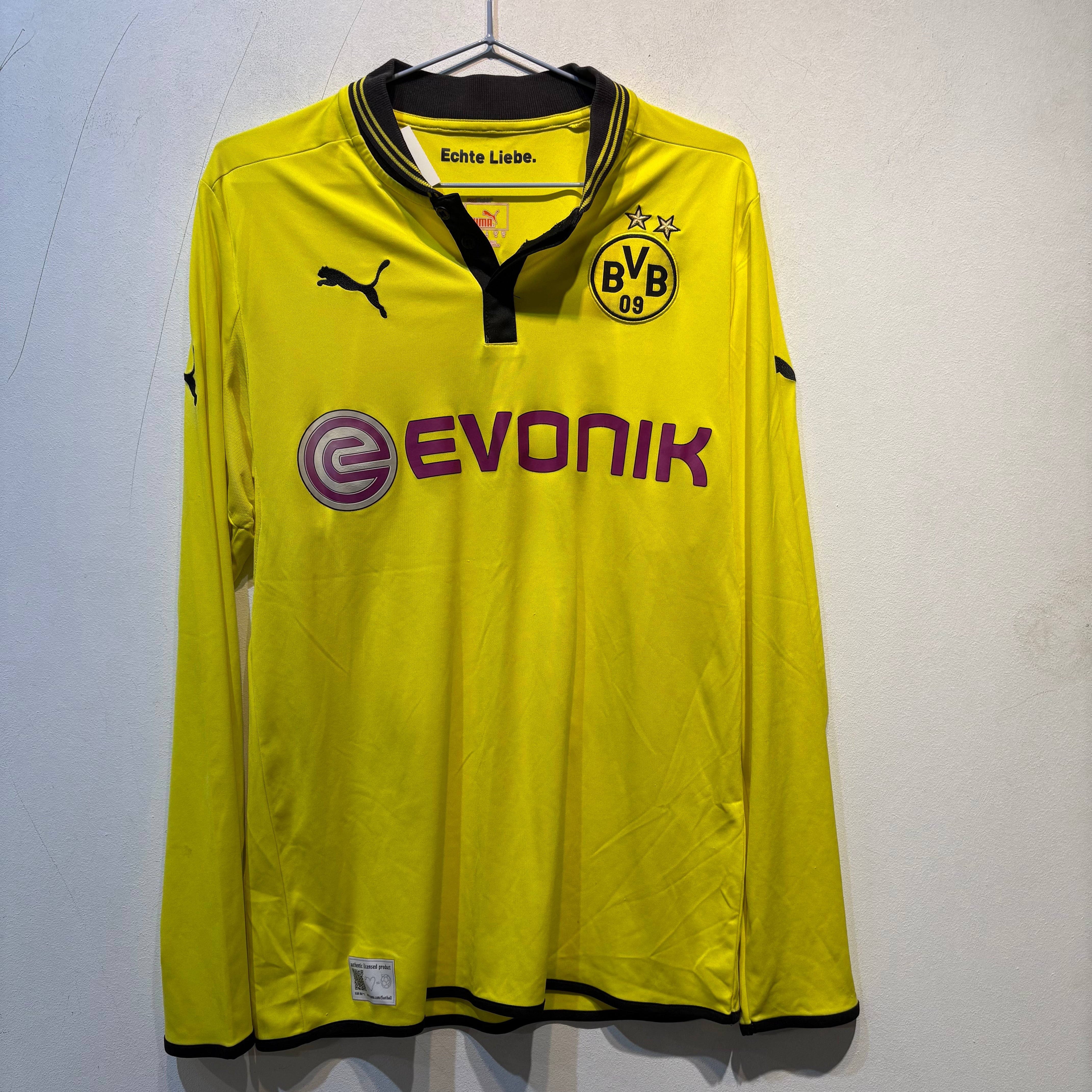Borussia Dortmund “Reus 11” Home Long Sleeve Shirt – 2014/2015 – Puma – Size M